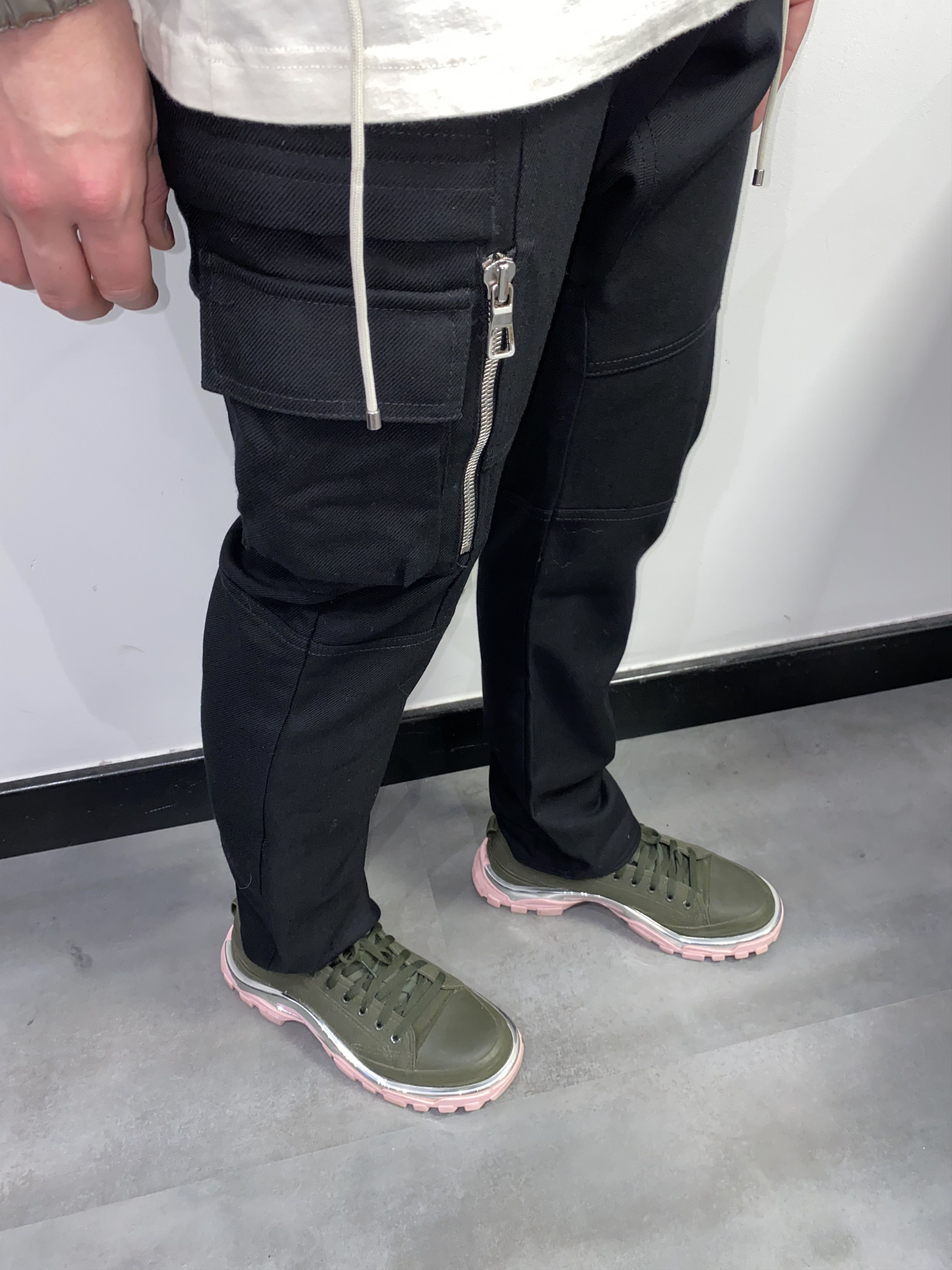 Balmain DSWT! SS15 Balmain X H&M Wool Cargo Zipped Pants Size US 34 / EU 50 - 6 Thumbnail
