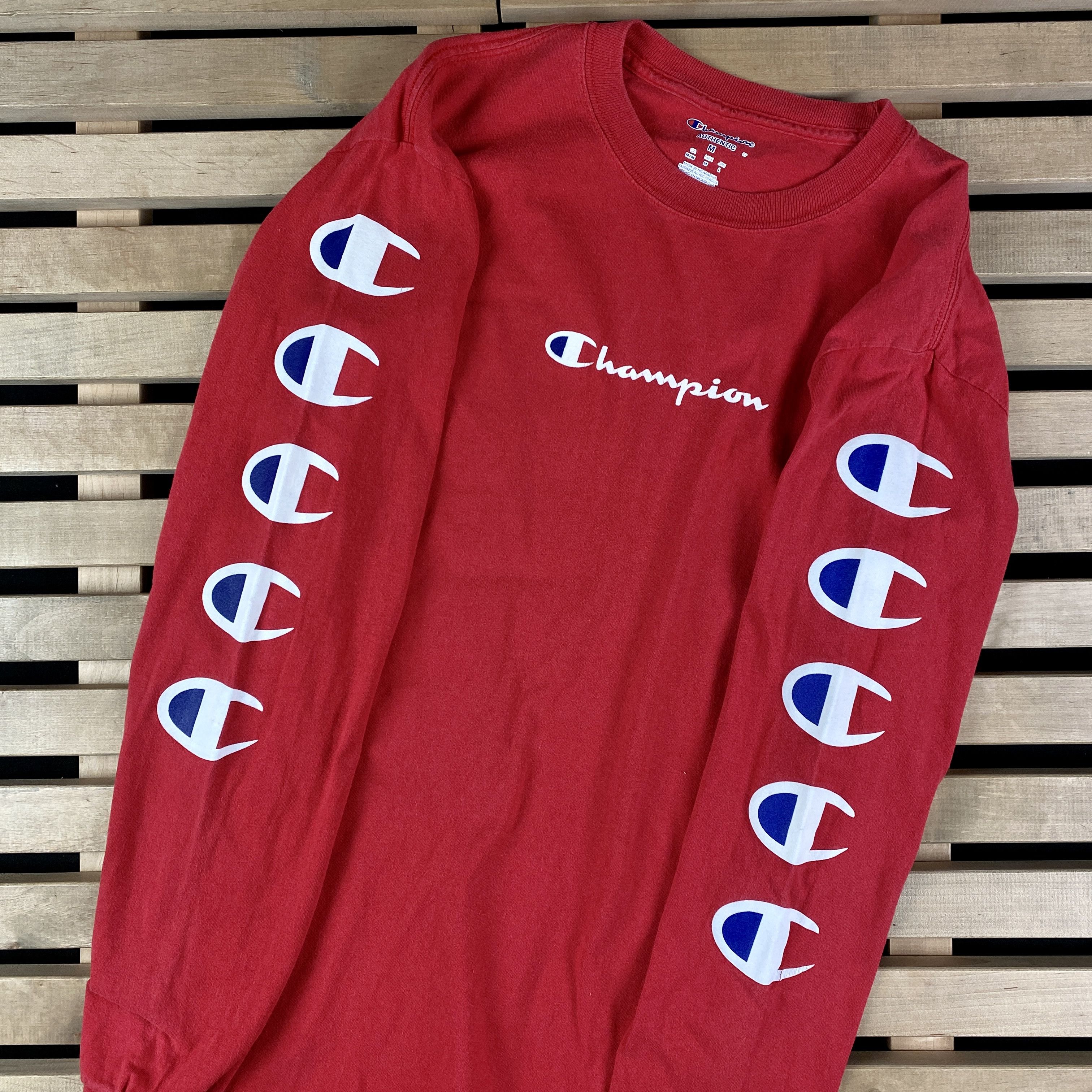 Champion × Vintage Mens Long Sleeve Sweatshirt Champion Vintage Size M Size US M / EU 48-50 / 2 - 4 Thumbnail