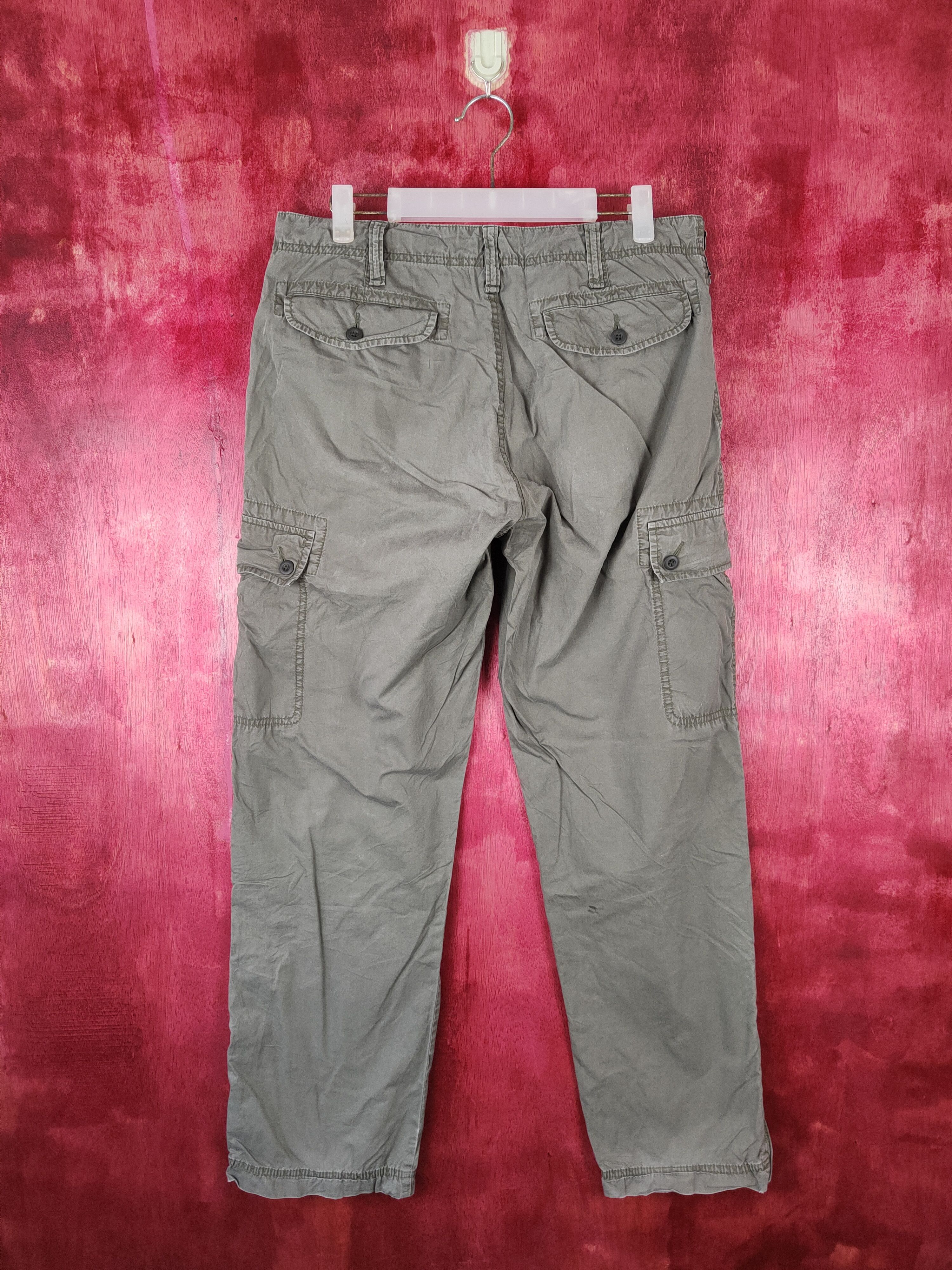 Japanese Brand × Uniqlo Uniqlo Army Green Multi Pocket Tactical Cargo Pants #5308 Size US 32 / EU 48 - 7 Thumbnail