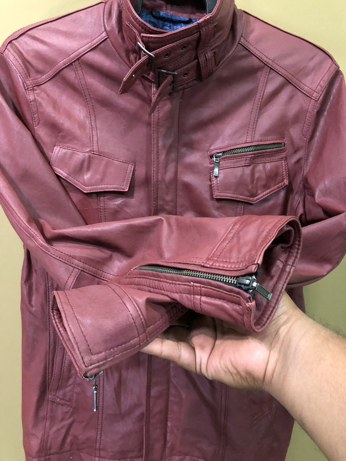 Michel Klein × Vintage Vintage Michel Klein Leather Jacket Size US M / EU 48-50 / 2 - 6 Thumbnail