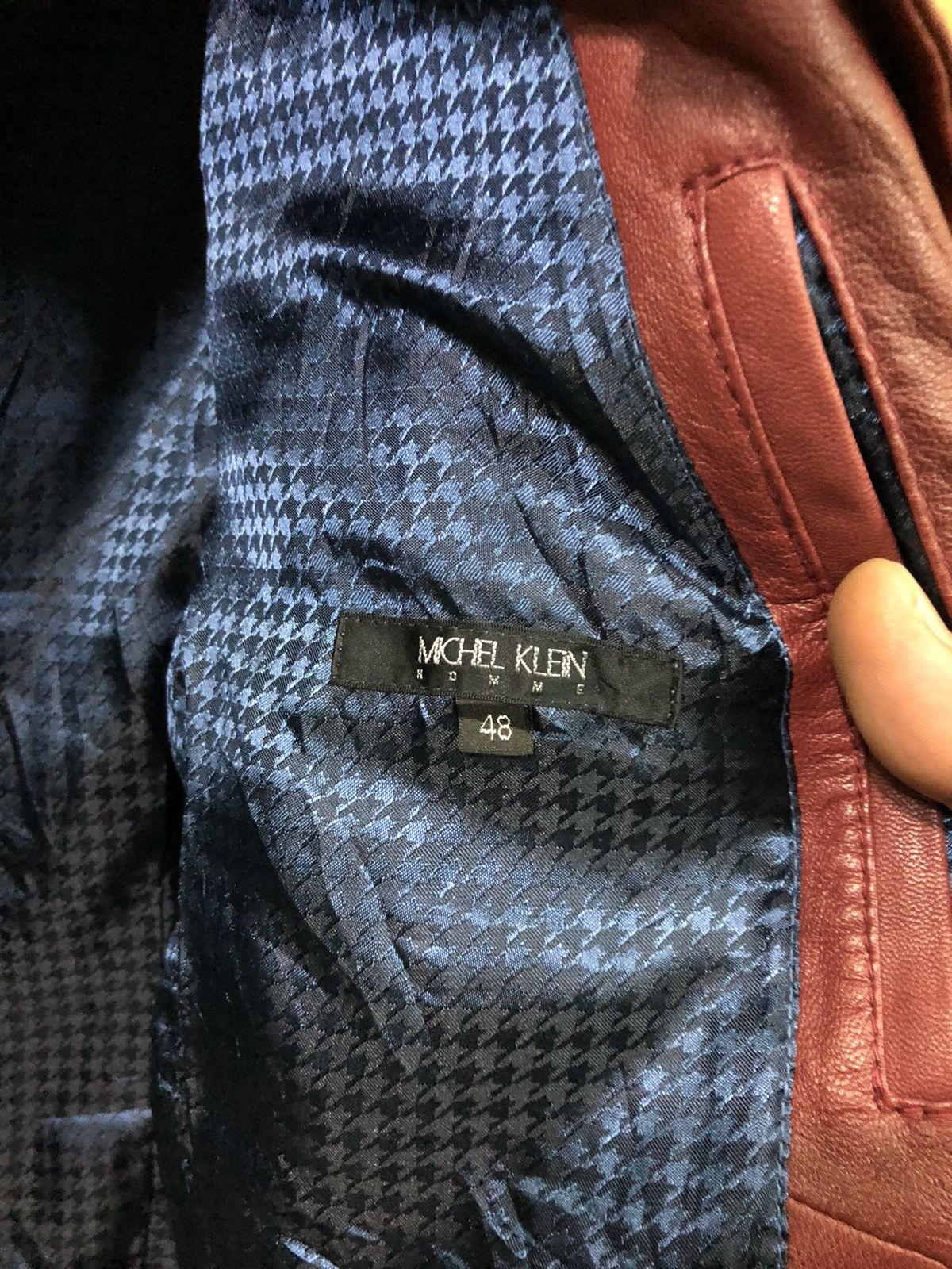 Michel Klein × Vintage Vintage Michel Klein Leather Jacket Size US M / EU 48-50 / 2 - 8 Thumbnail