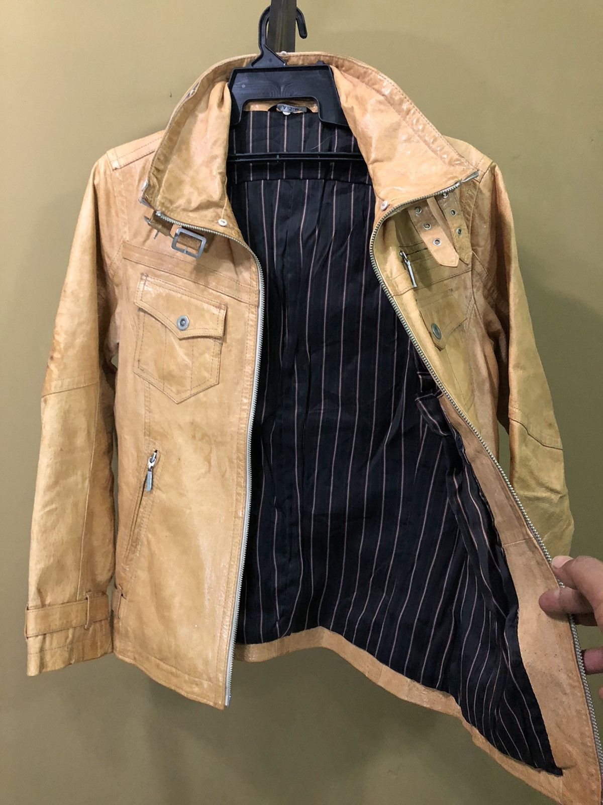 Vintage Vintage A.S.M Leather Jacket Size US M / EU 48-50 / 2 - 6 Thumbnail