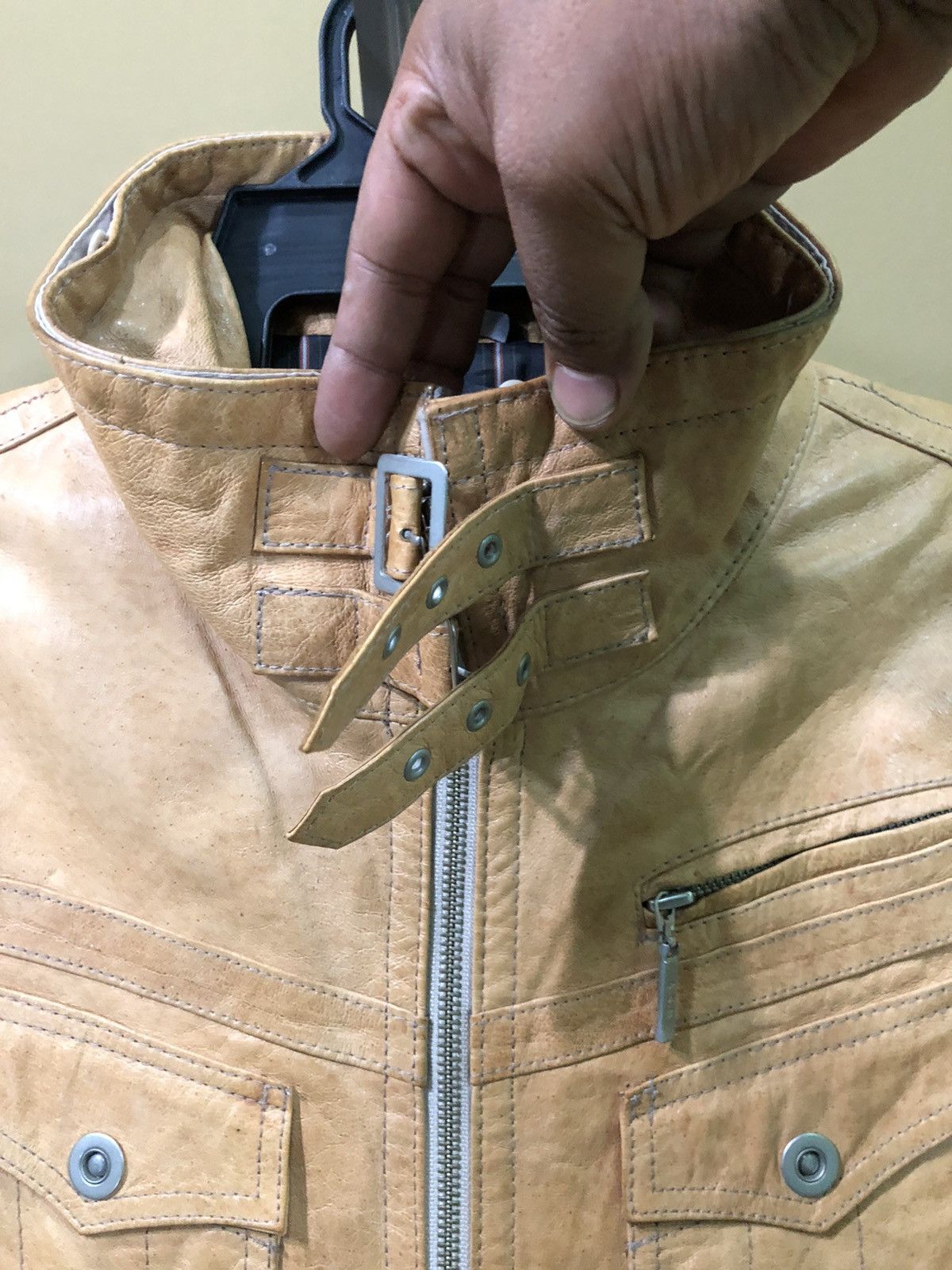 Vintage Vintage A.S.M Leather Jacket Size US M / EU 48-50 / 2 - 2 Thumbnail