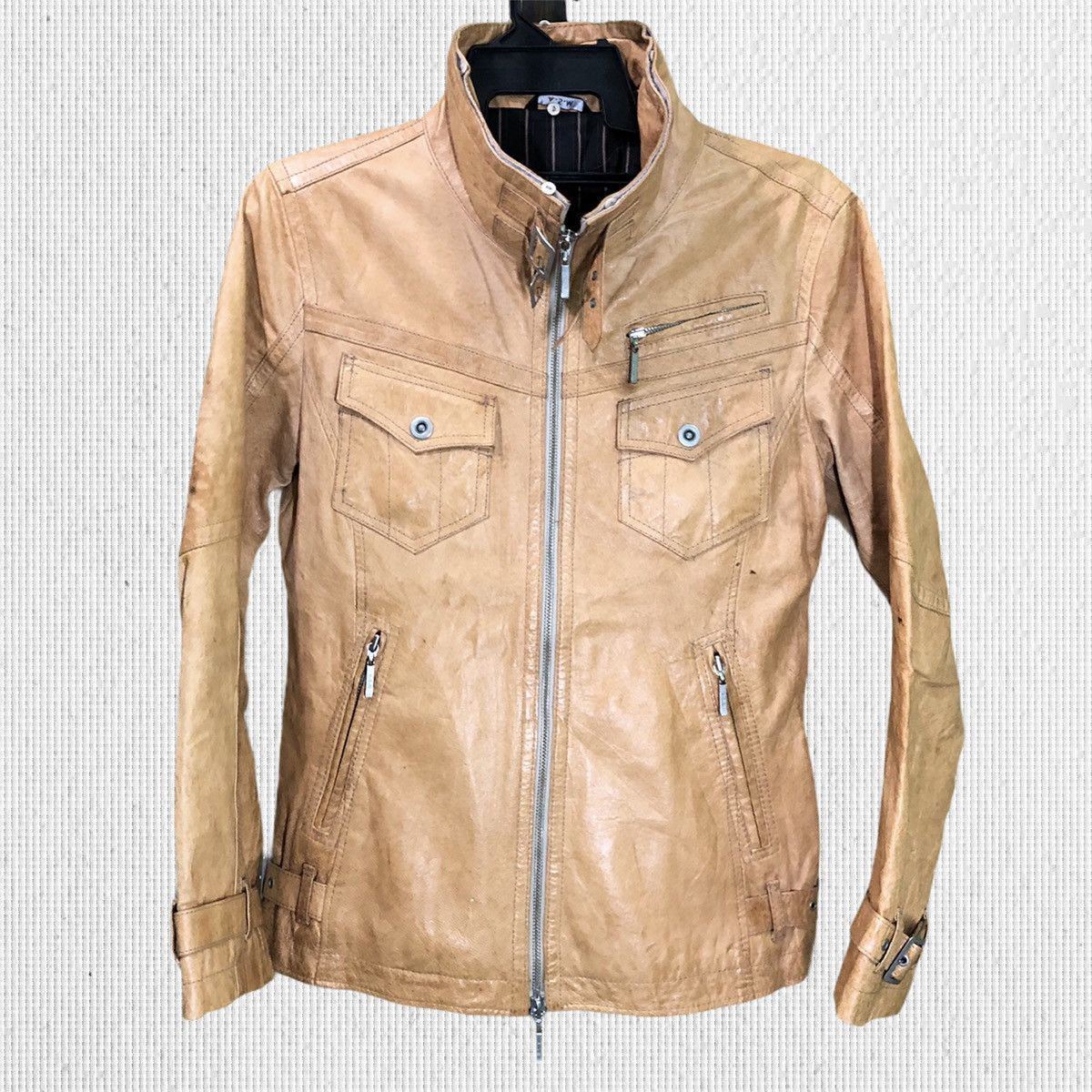 ジャケット・アウター vintage A.S.M pig skin leather jkt Vintage A.S.M Leather Jacket