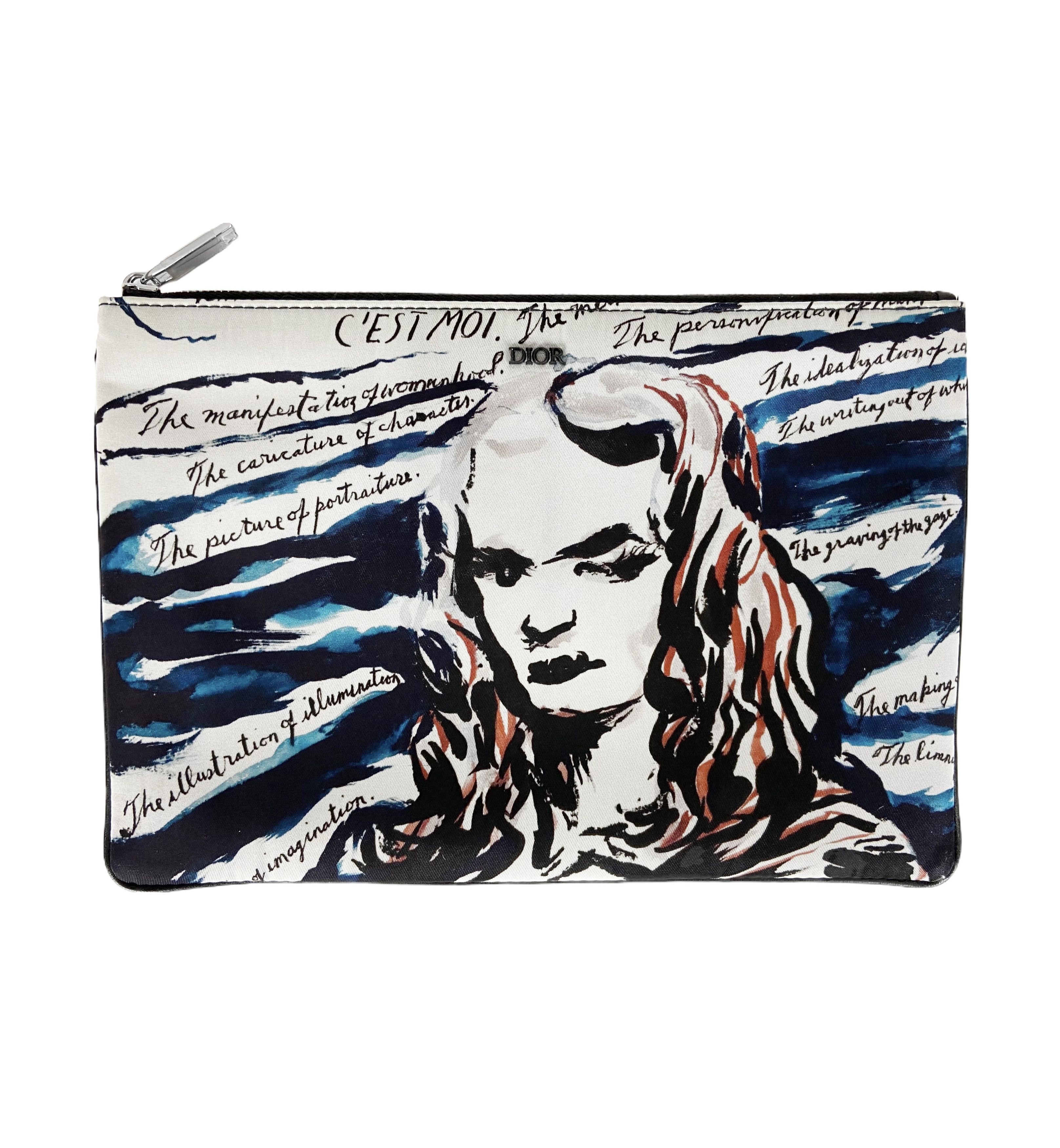 Dior A/W 2019 Raymond Pettibon Pouch, new & unused (Bag, Invite) Size ONE SIZE - 2 Thumbnail