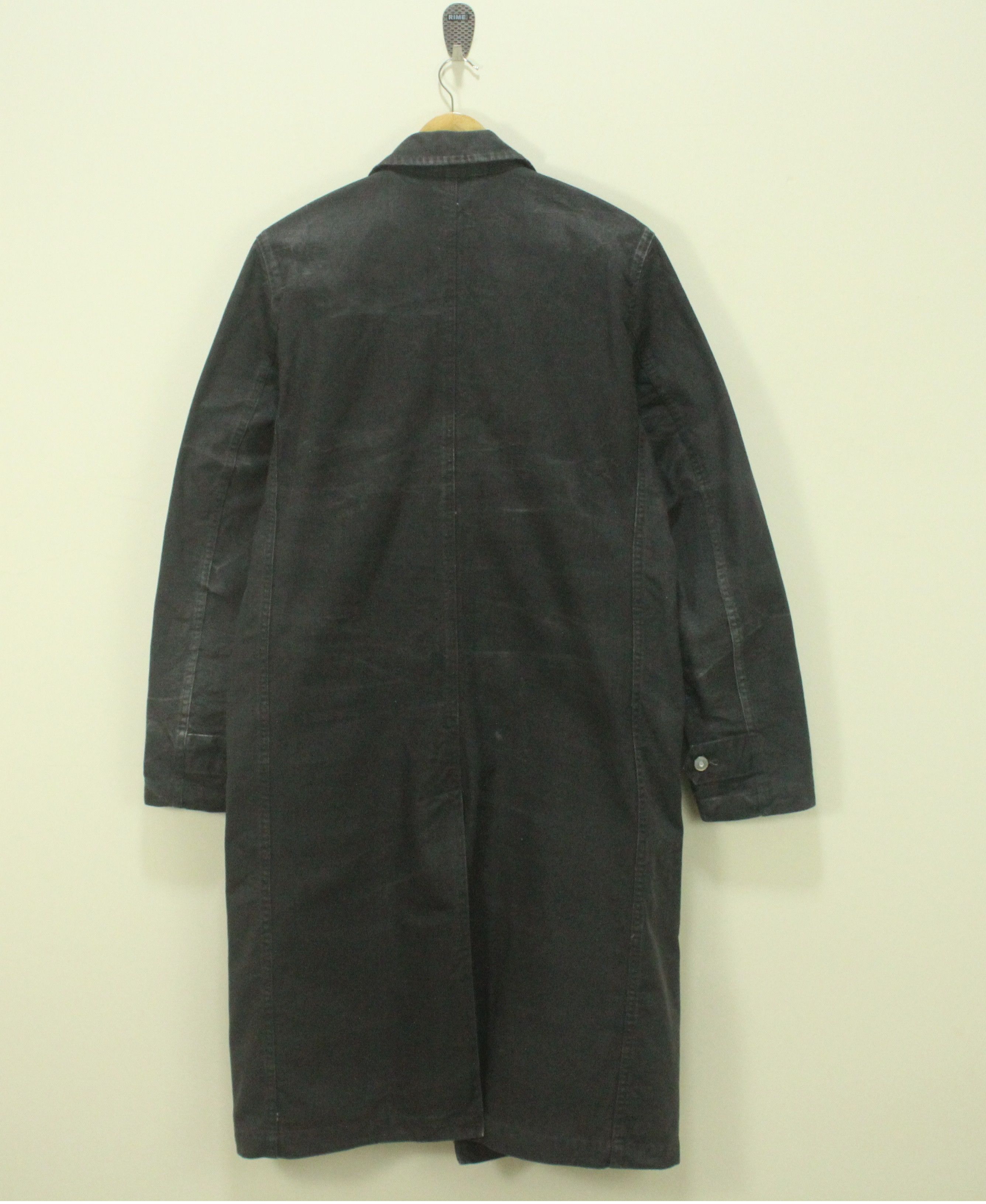 Japanese Brand × Johnbull JOHN BULL Overcoat Work Long Coat Black Overcoat Faded Size US M / EU 48-50 / 2 - 5 Thumbnail