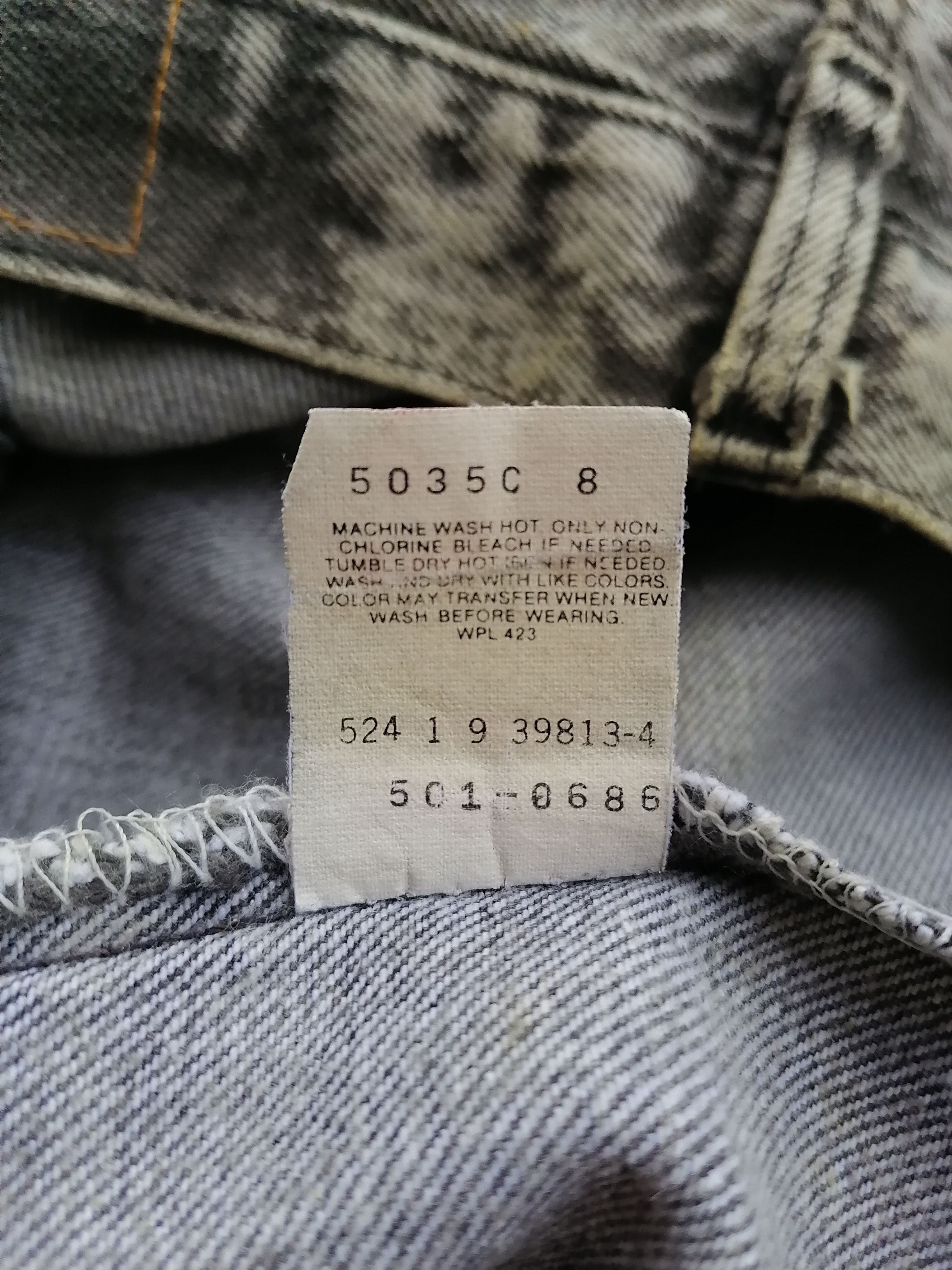 Levi's × Levi's Vintage Clothing Levi's Strauss Fly Button Nice Design Jeans Size US 33 - 7 Thumbnail