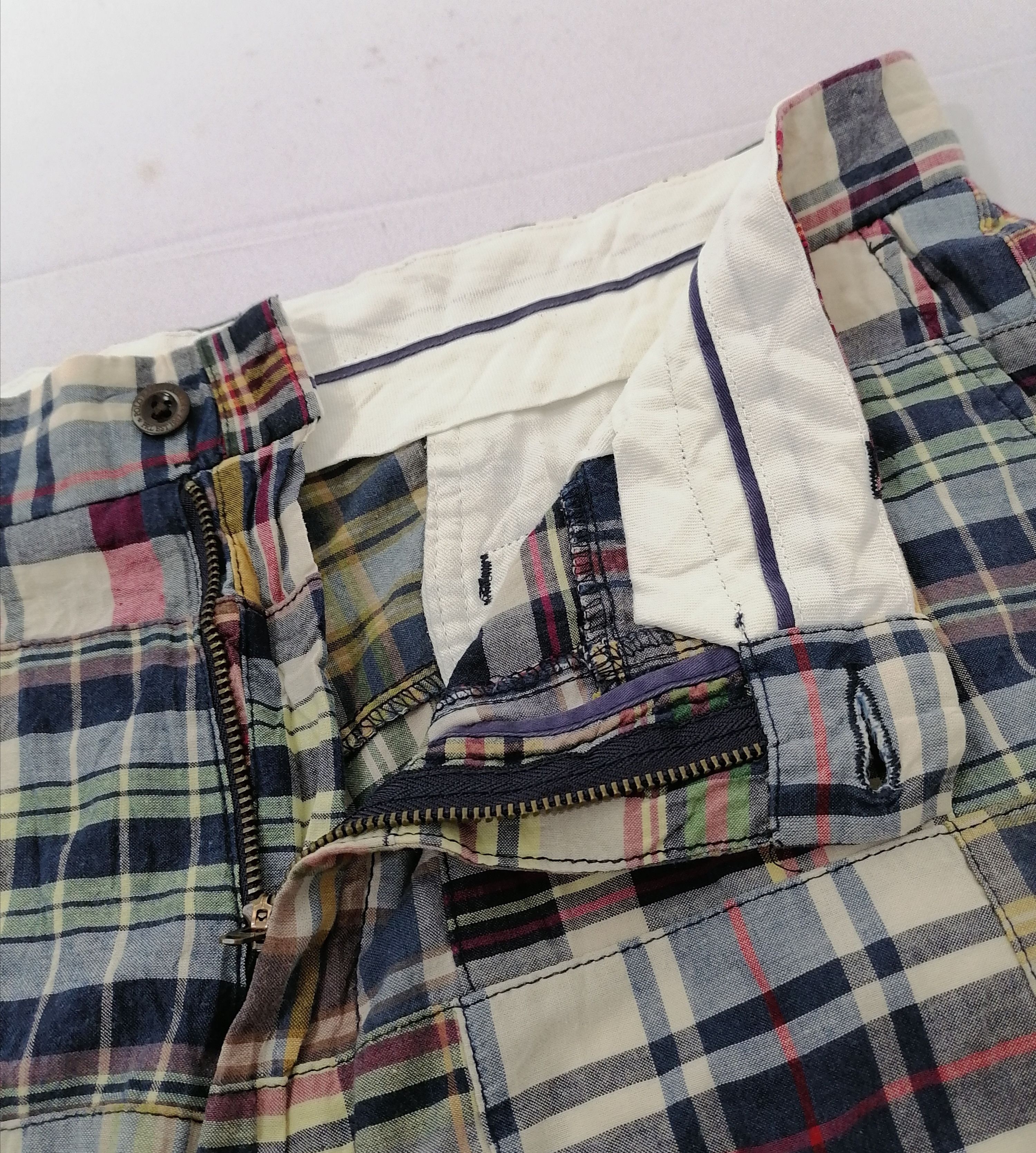 Polo Ralph Lauren Patchwork Polo Ralph Lauren Short Pants Size US 34 / EU 50 - 4 Thumbnail