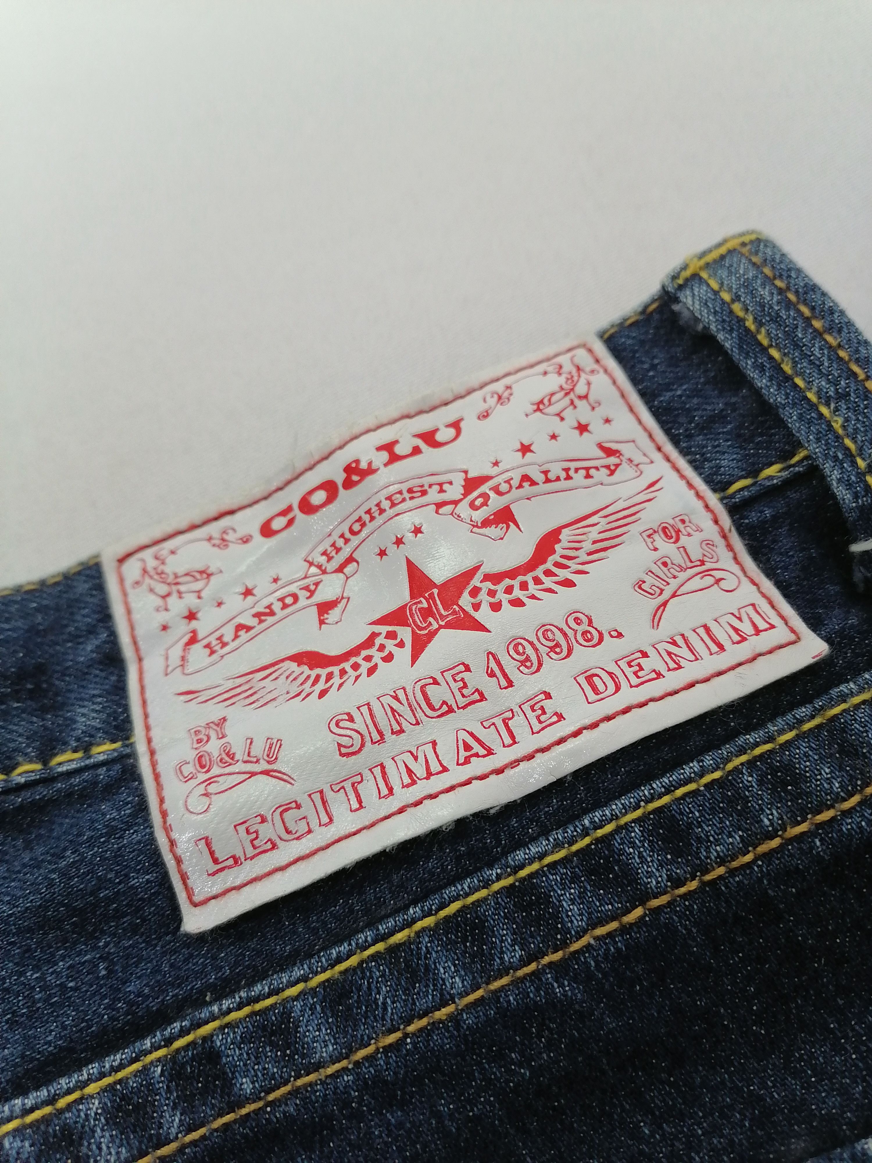 Japanese Brand Co & Lu Nice Design Denim Jeans Size US 36 / EU 52 - 7 Thumbnail