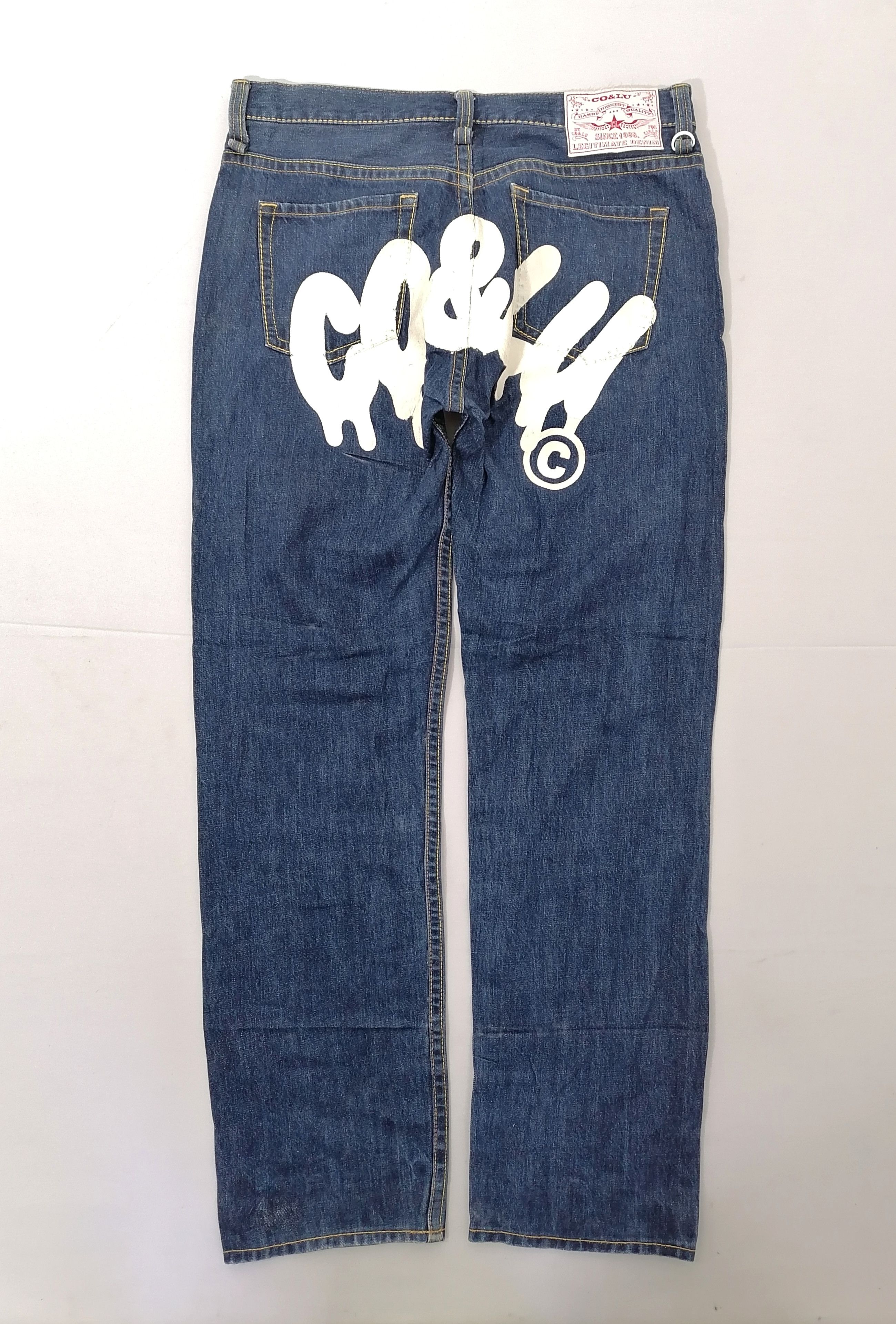 Japanese Brand Co & Lu Nice Design Denim Jeans Size US 36 / EU 52 - 2 Thumbnail