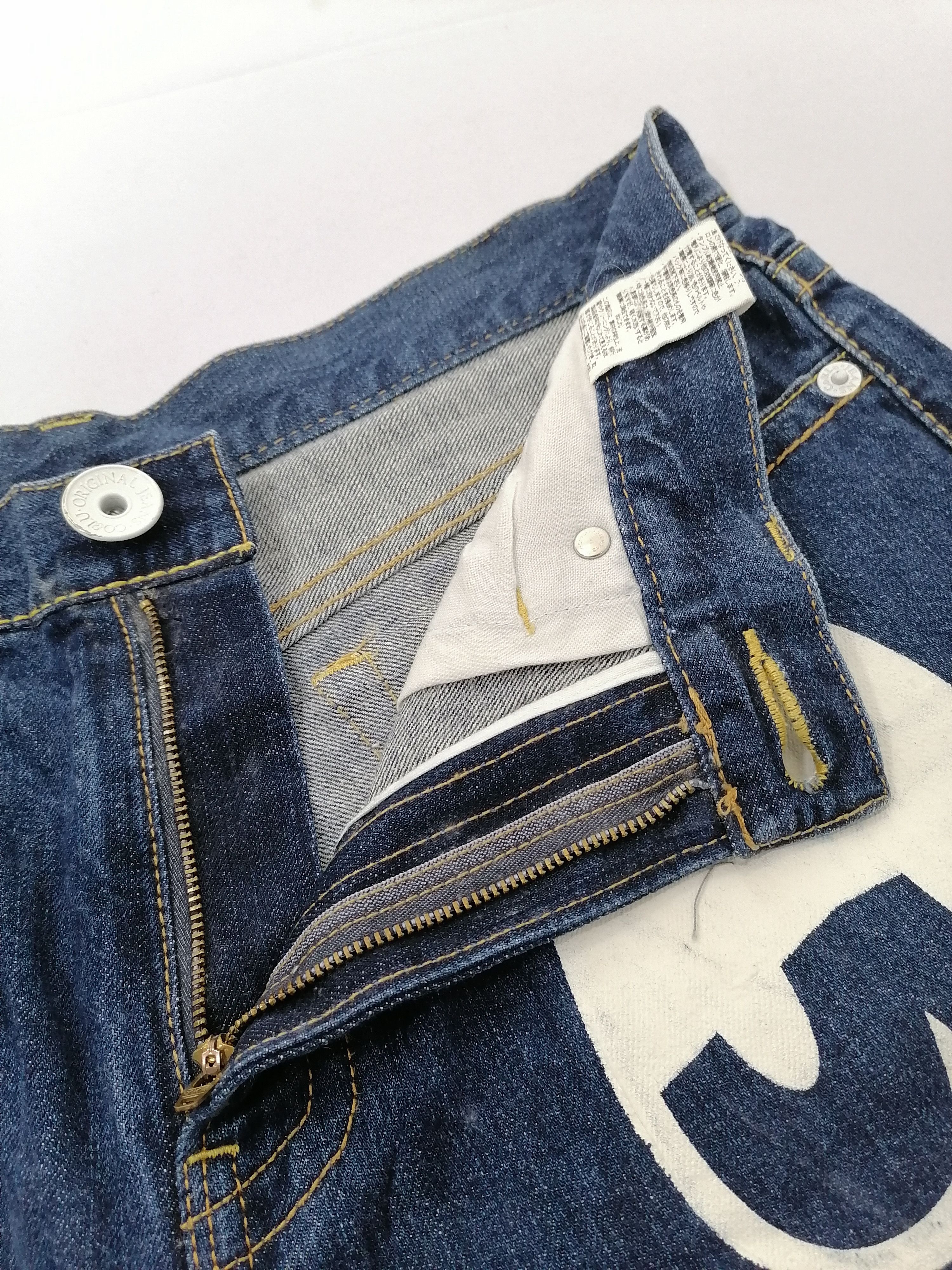 Japanese Brand Co & Lu Nice Design Denim Jeans Size US 36 / EU 52 - 4 Thumbnail