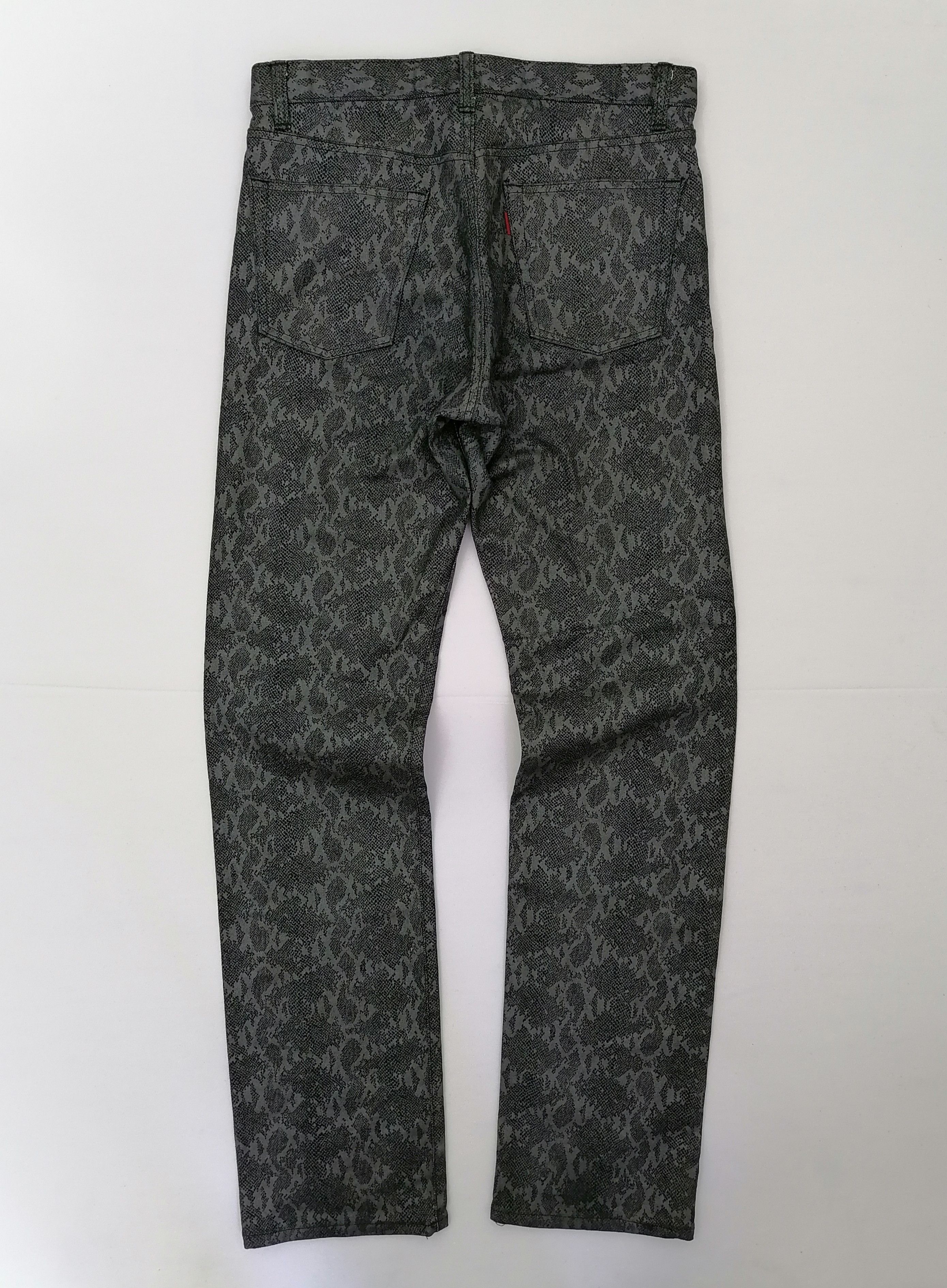Designer × Japanese Brand Vintage Dark Phyton Luxury Design Jeans Size US 32 / EU 48 - 2 Thumbnail