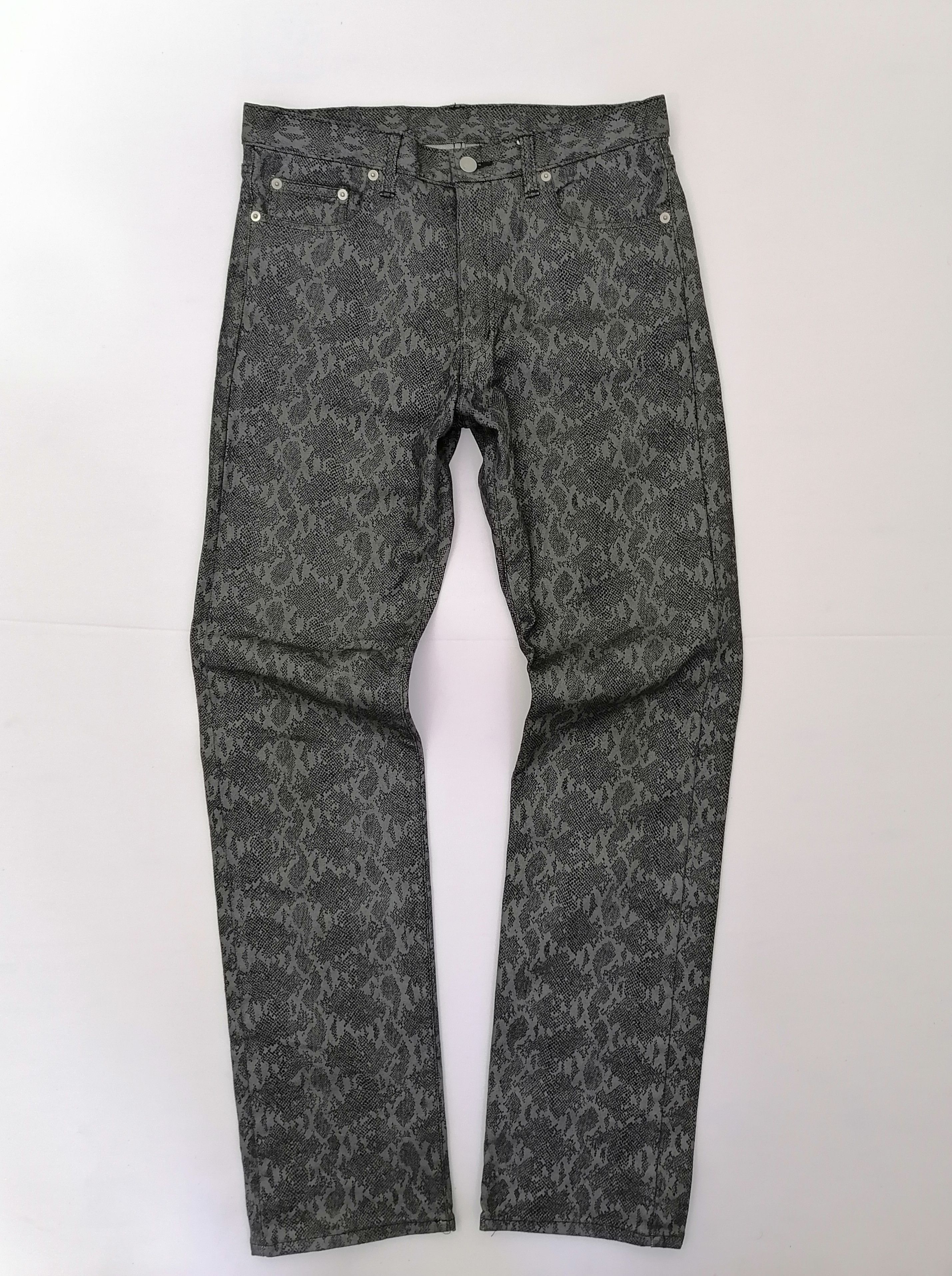 Designer × Japanese Brand Vintage Dark Phyton Luxury Design Jeans Size US 32 / EU 48 - 1 Thumbnail
