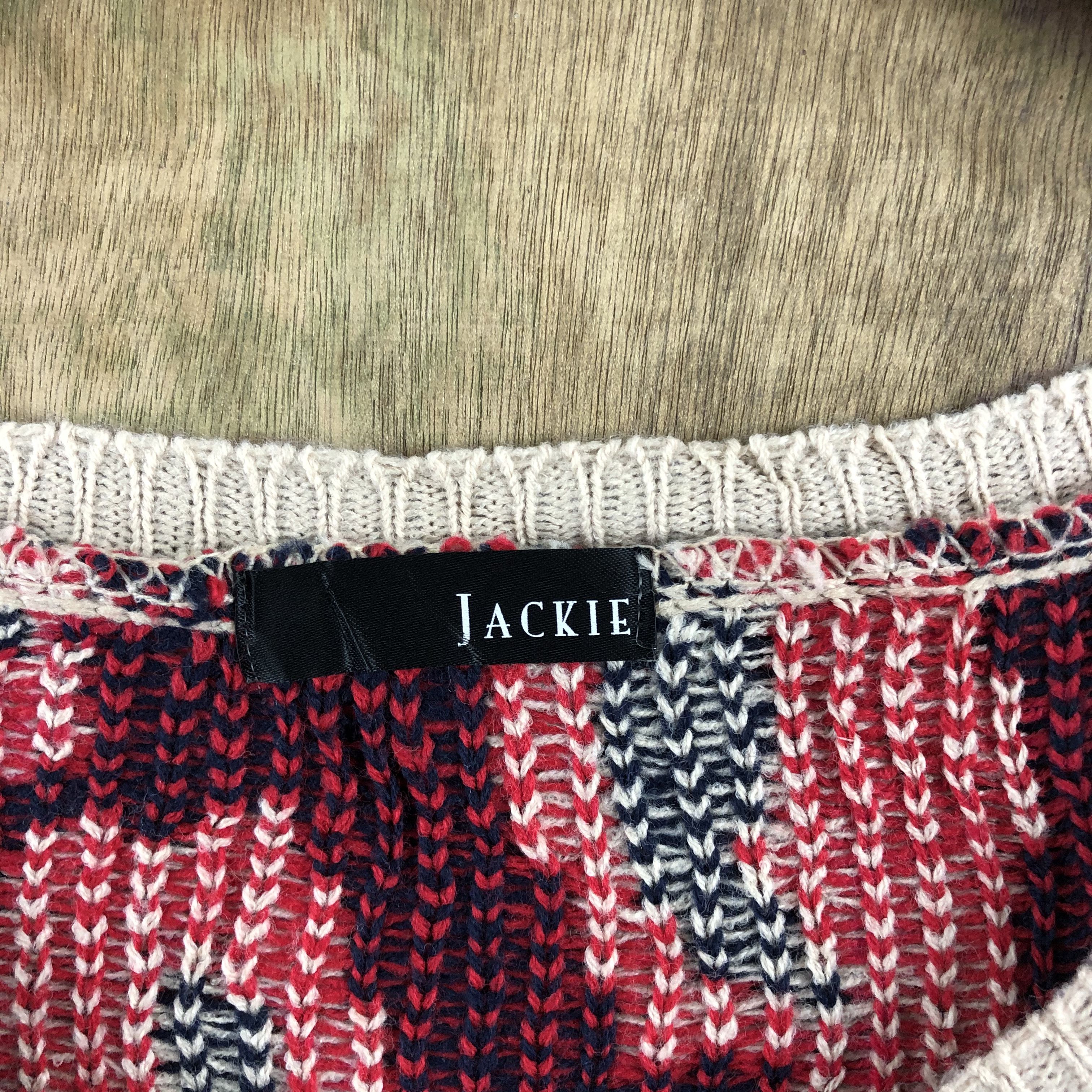 Japanese Brand DL Jackie Japan Brown Leopard Knitwear #A1377 Size US M / EU 48-50 / 2 - 6 Thumbnail