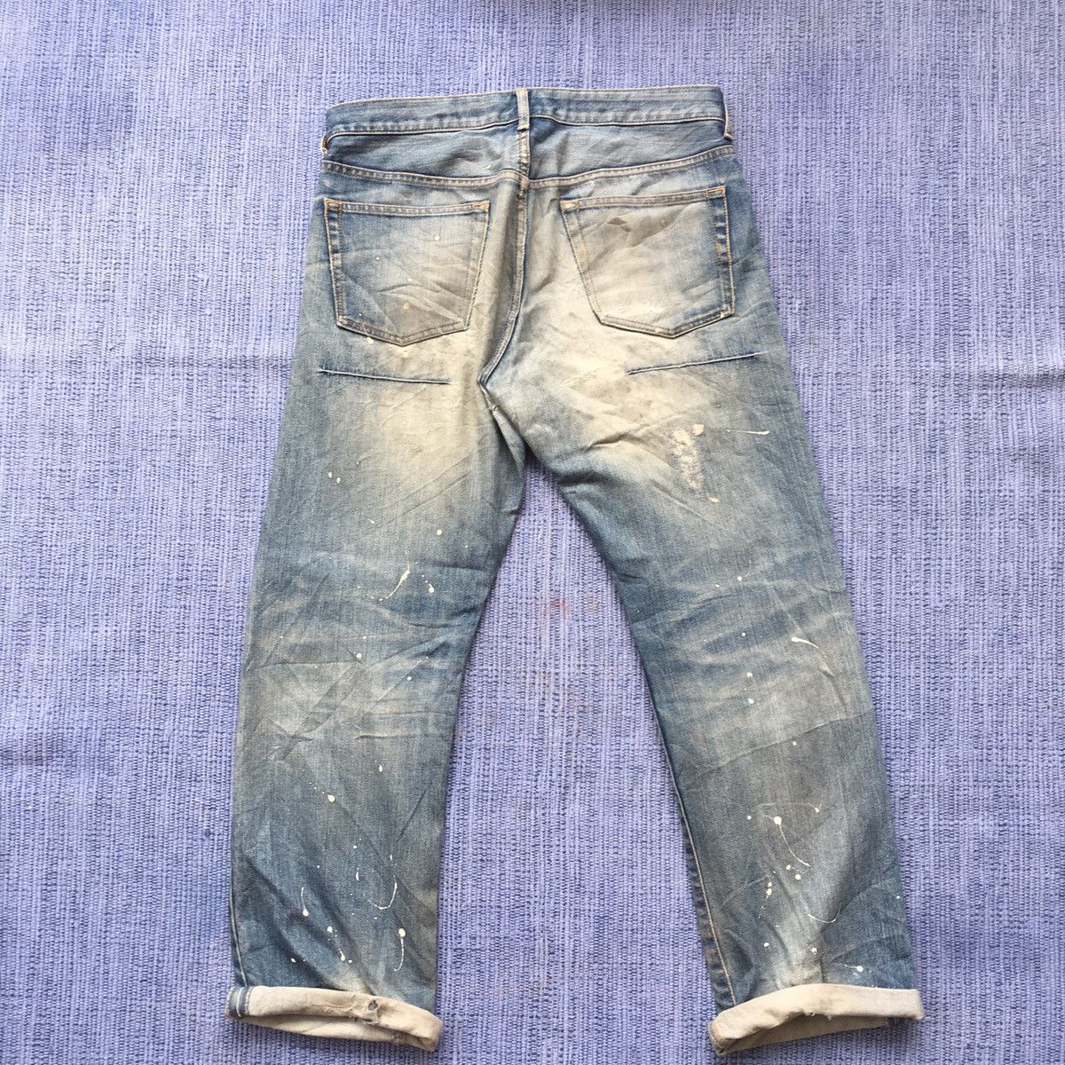 Japanese Brand distressed denim Size US 33 - 6 Thumbnail