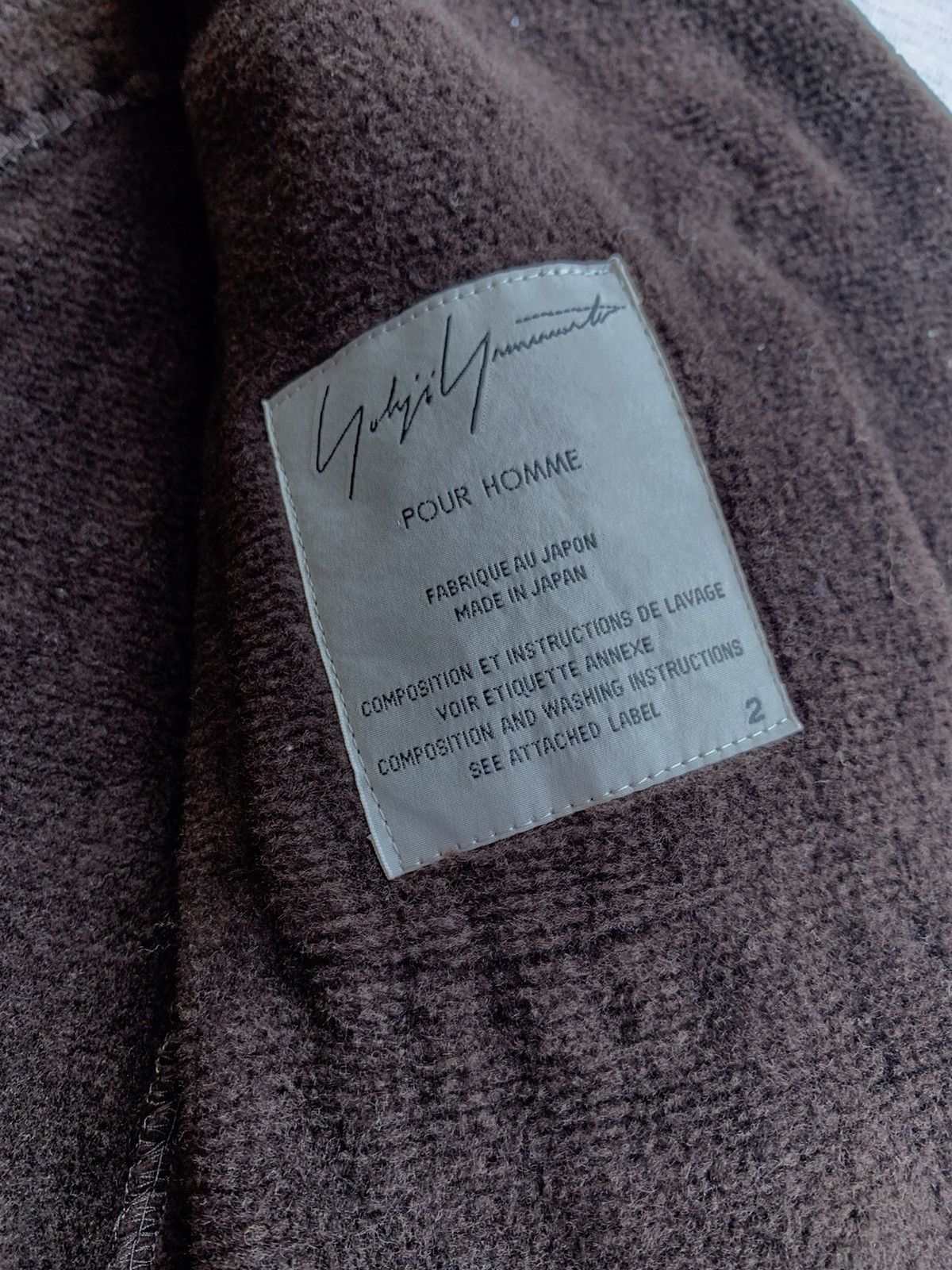 Yohji Yamamoto fall 2012 Size US M / EU 48-50 / 2 - 9 Thumbnail