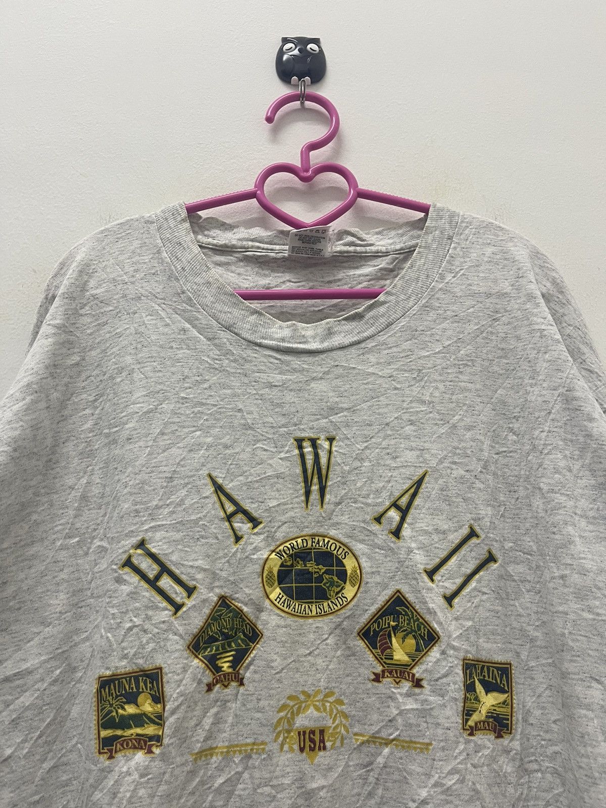 Vintage Rare 90s Vintage HAWAII Made in USA Tee Size US XL / EU 56 / 4 - 2 Thumbnail
