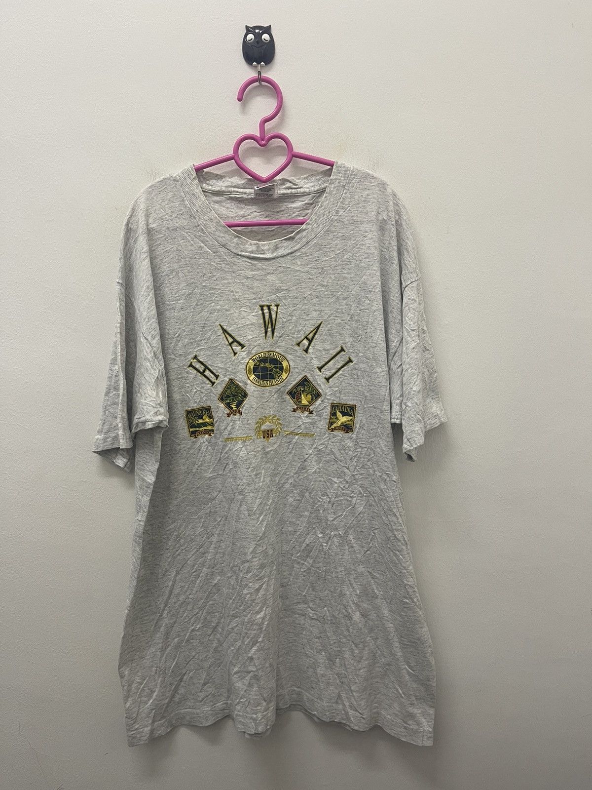 Vintage Rare 90s Vintage HAWAII Made in USA Tee Size US XL / EU 56 / 4 - 1 Thumbnail