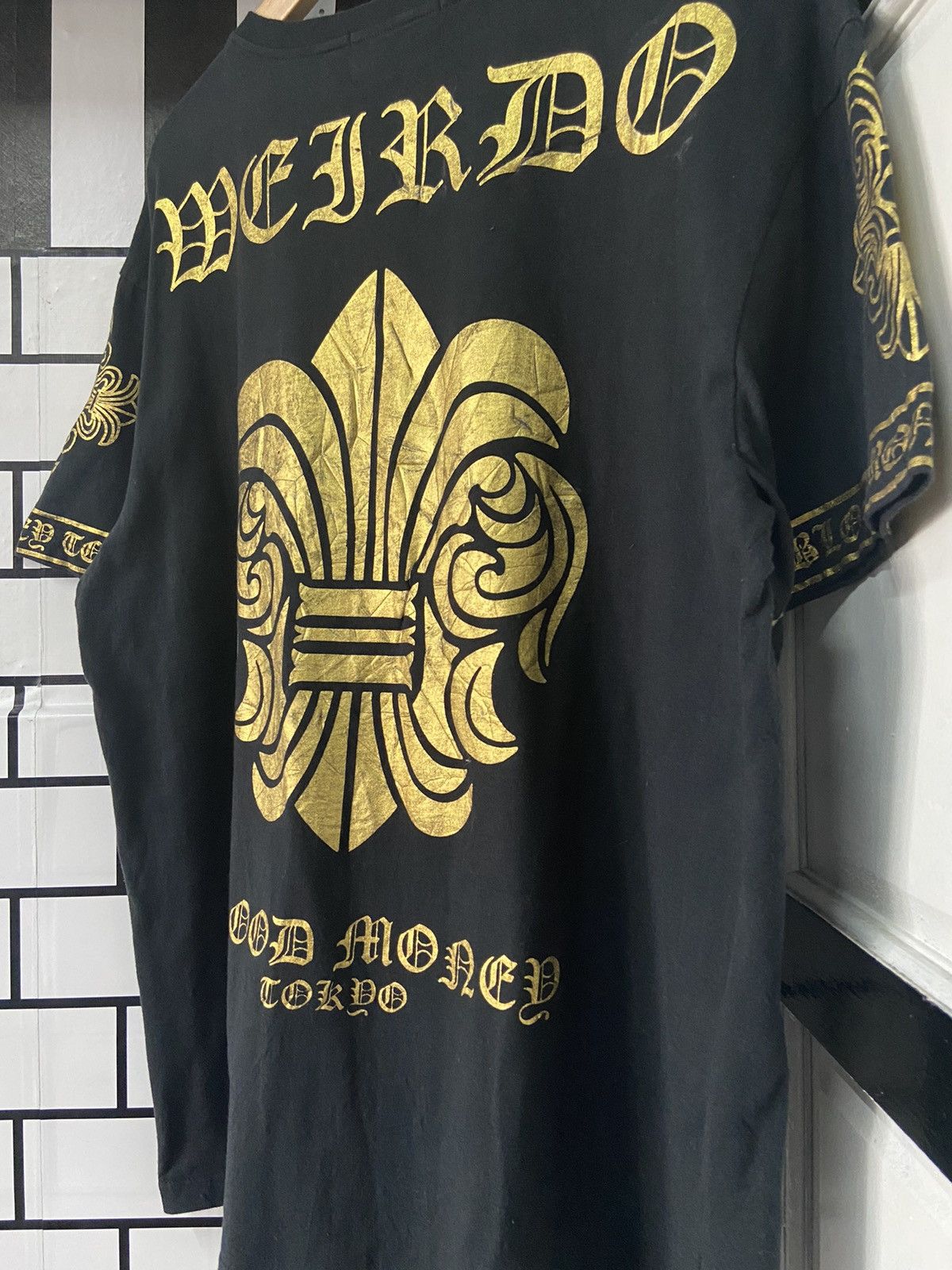 Designer × Japanese Brand × Vintage Archive Blood Money Tokyo Horses Cross Gothic Tshirt Size US L / EU 52-54 / 3 - 10 Thumbnail