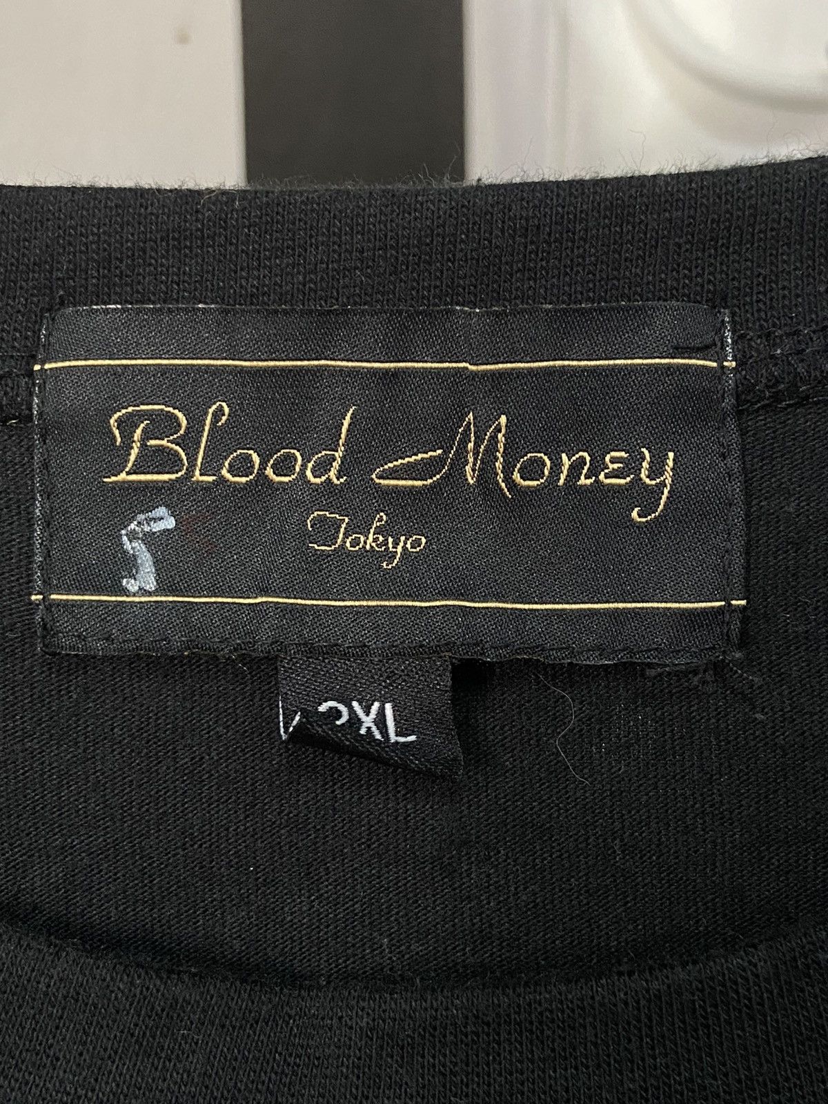 Designer × Japanese Brand × Vintage Archive Blood Money Tokyo Horses Cross Gothic Tshirt Size US L / EU 52-54 / 3 - 12 Thumbnail