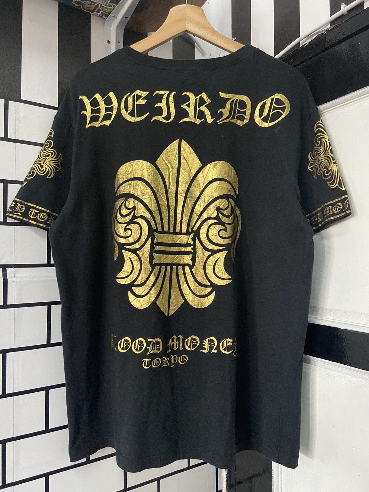 Designer × Japanese Brand × Vintage Archive Blood Money Tokyo Horses Cross Gothic Tshirt Size US L / EU 52-54 / 3 - 2 Thumbnail