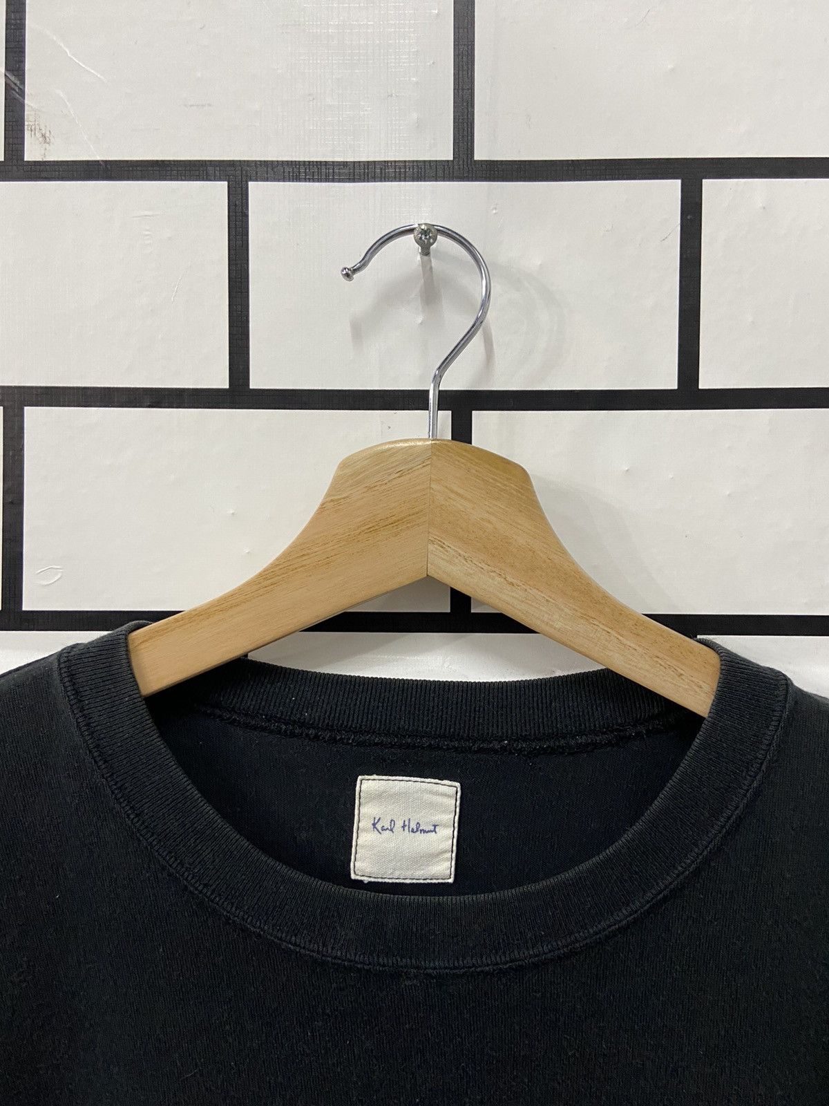 Japanese Brand × Karl Helmut × Vintage Vintage Karl Helmut Patched Embroidered Tshirt Size US L / EU 52-54 / 3 - 7 Thumbnail