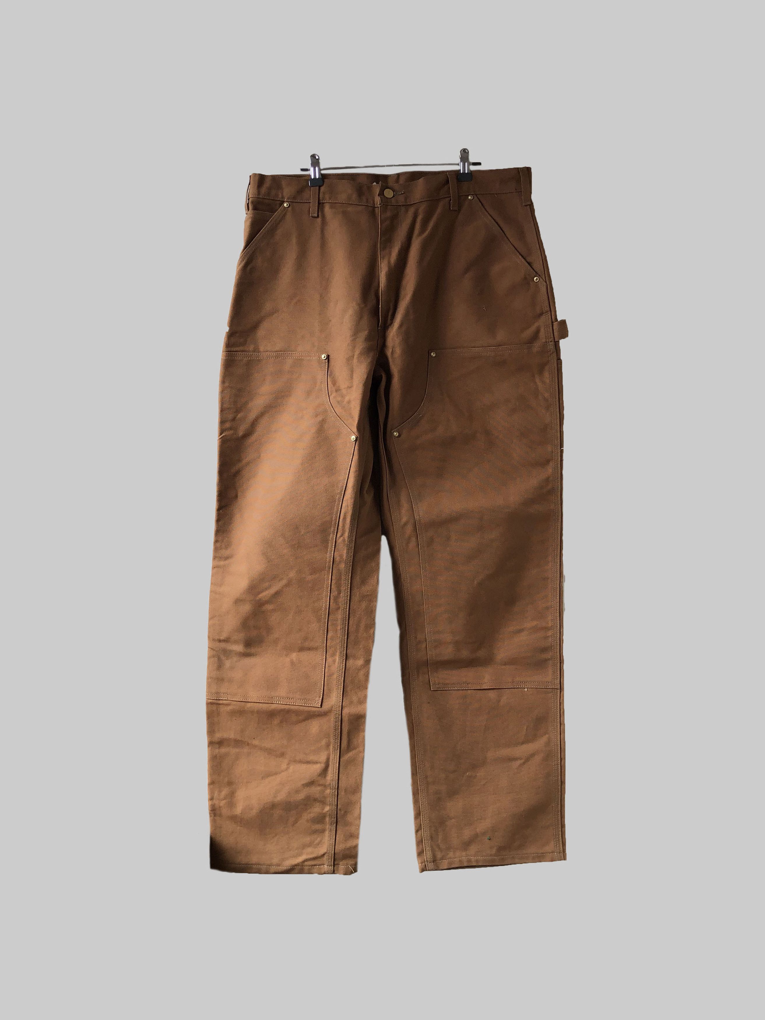 Carhartt Vintage Carhartt Double Knee Dungarees 38x32 Size US 38 / EU 54 - 2 Thumbnail
