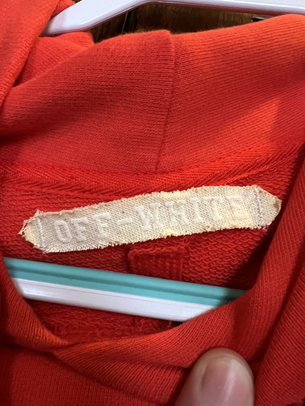 Off-White Off White 2014 First Season Knotted Strings Hoodie Red Size US M / EU 48-50 / 2 - 9 Thumbnail