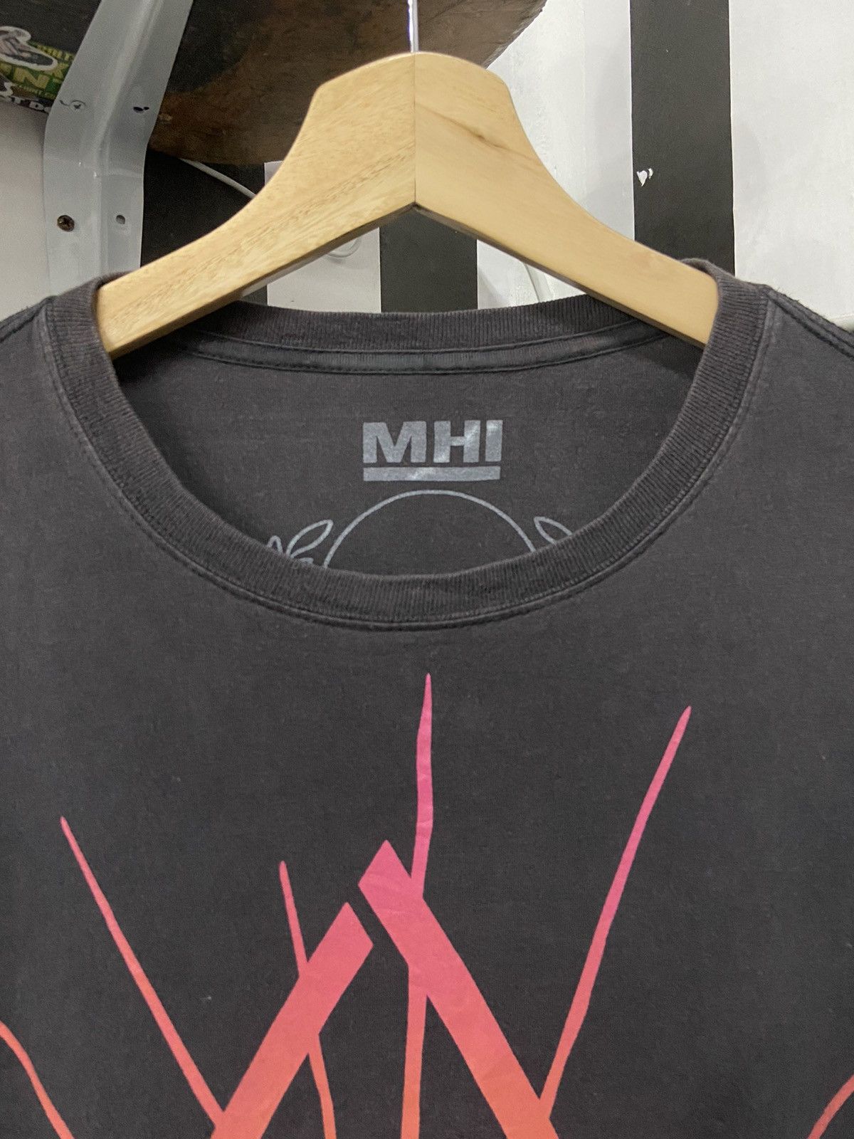 Japanese Brand × MHI × Maharishi MHI Maharishi A New World Order Eye Sun faded Vintage tee Size US L / EU 52-54 / 3 - 6 Thumbnail
