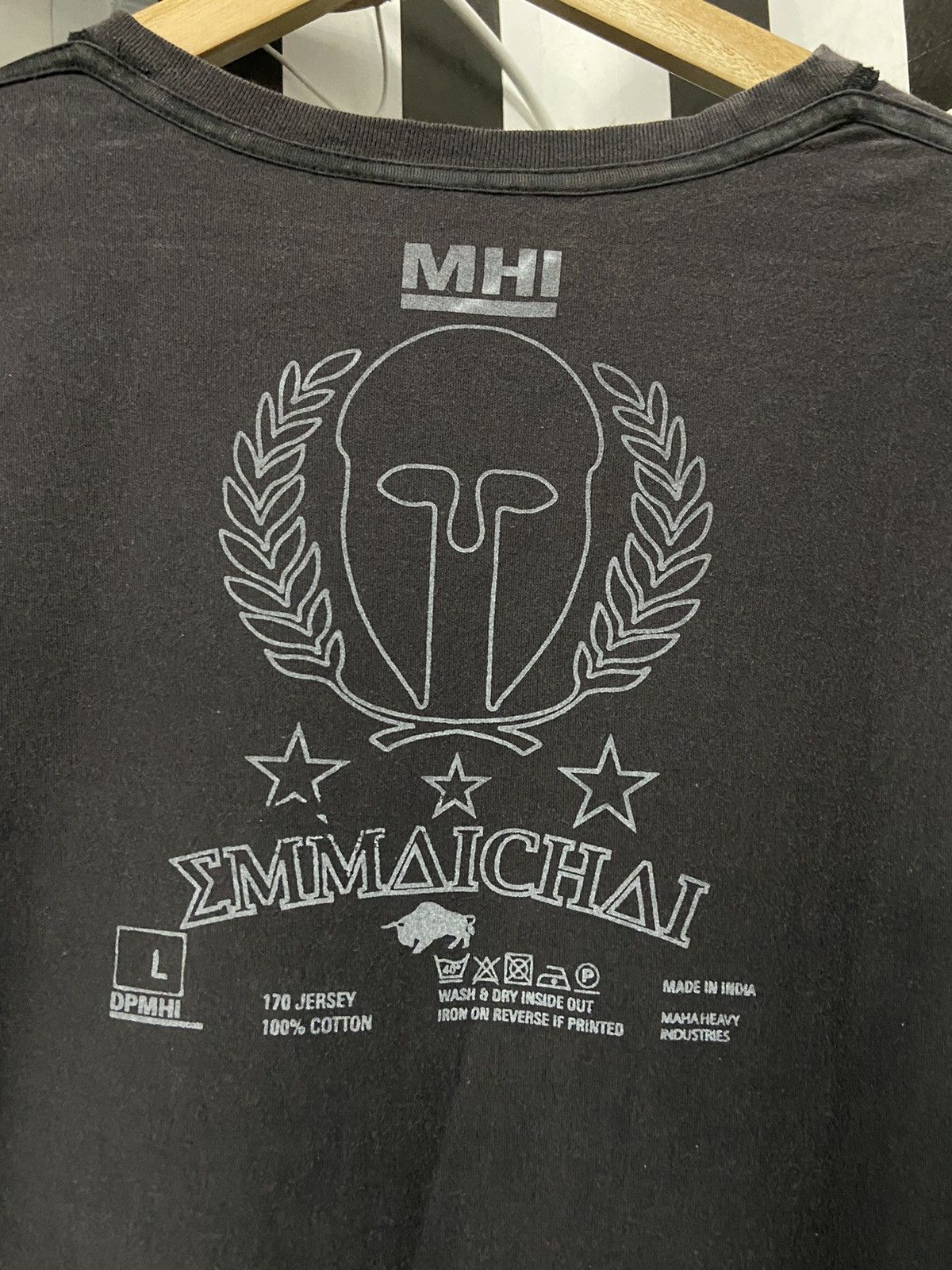 Japanese Brand × MHI × Maharishi MHI Maharishi A New World Order Eye Sun faded Vintage tee Size US L / EU 52-54 / 3 - 7 Thumbnail