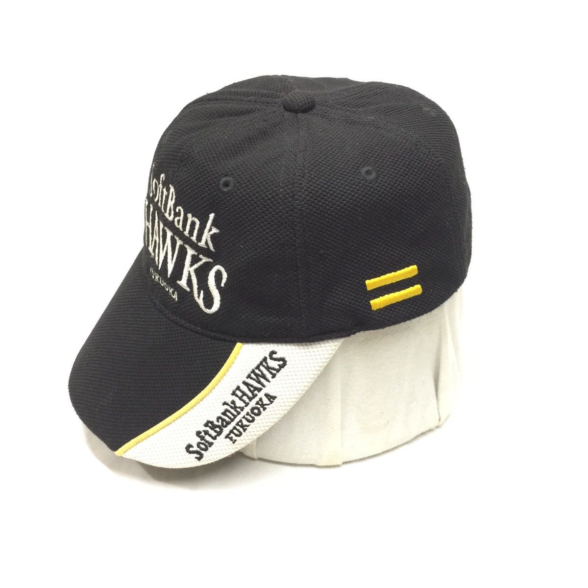 Japanese Brand Fukuoka Softbank Hawks Japanese Baseball Hats Caps Size ONE SIZE - 3 Thumbnail