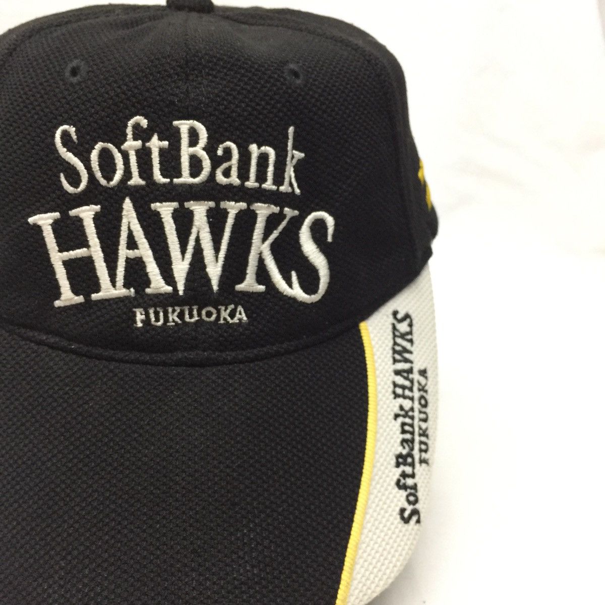 Japanese Brand Fukuoka Softbank Hawks Japanese Baseball Hats Caps Size ONE SIZE - 2 Thumbnail