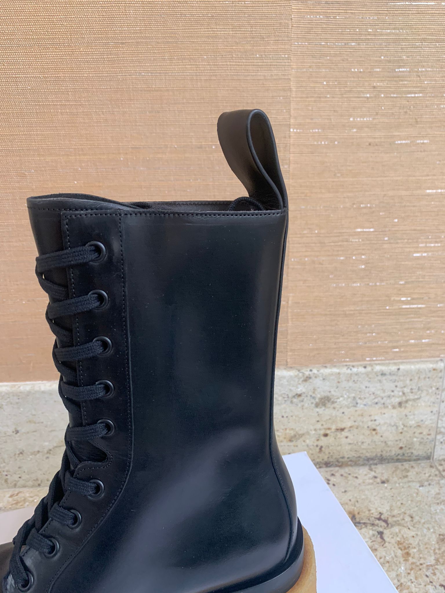 Bottega Veneta BV Lug Boots IN Black / Brown Sole Size US 7 / EU 40 - 6 Thumbnail