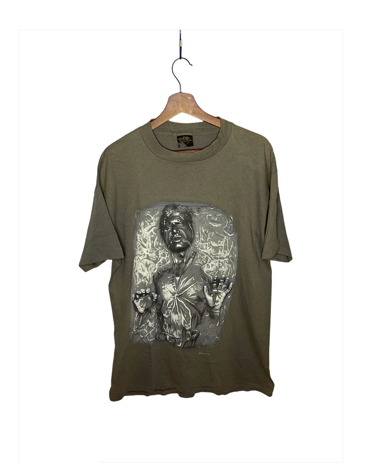 Star Wars × Vintage Vintage S/S Star Wars Han Solo Big Face Movie 1996 Tee Size US L / EU 52-54 / 3 - 1 Thumbnail
