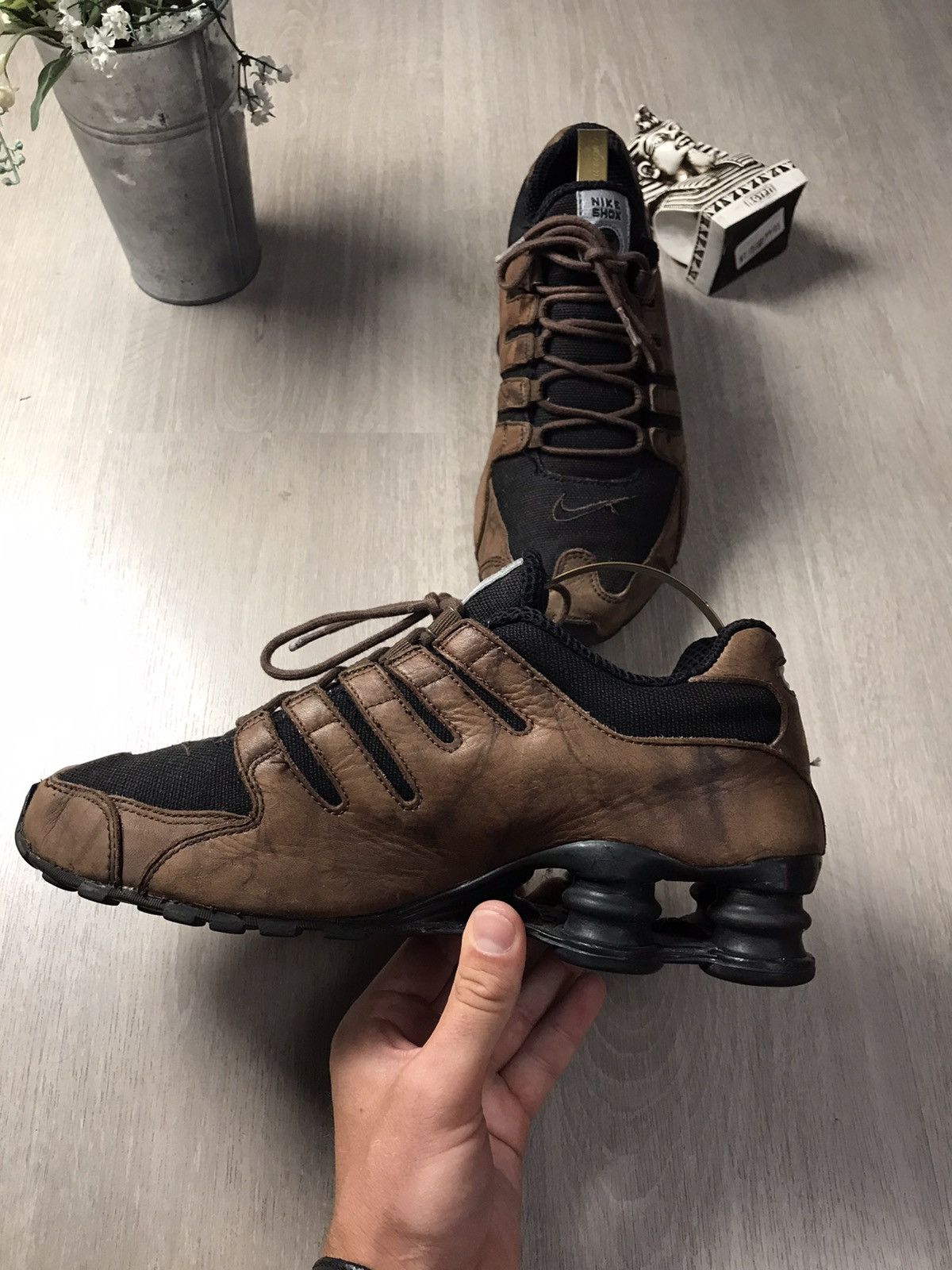 Nike Vintage Nike Shox Total 2006 Brown size US 8,5 Size US 8.5 / EU 41-42 - 8 Thumbnail