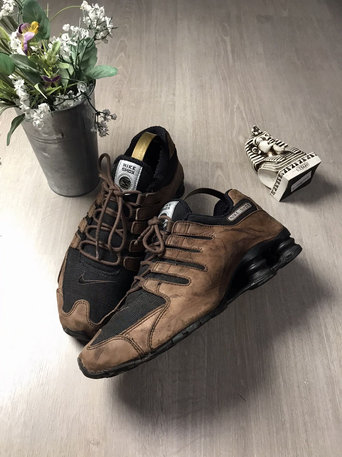 Nike Vintage Nike Shox Total 2006 Brown size US 8,5 Size US 8.5 / EU 41-42 - 2 Thumbnail