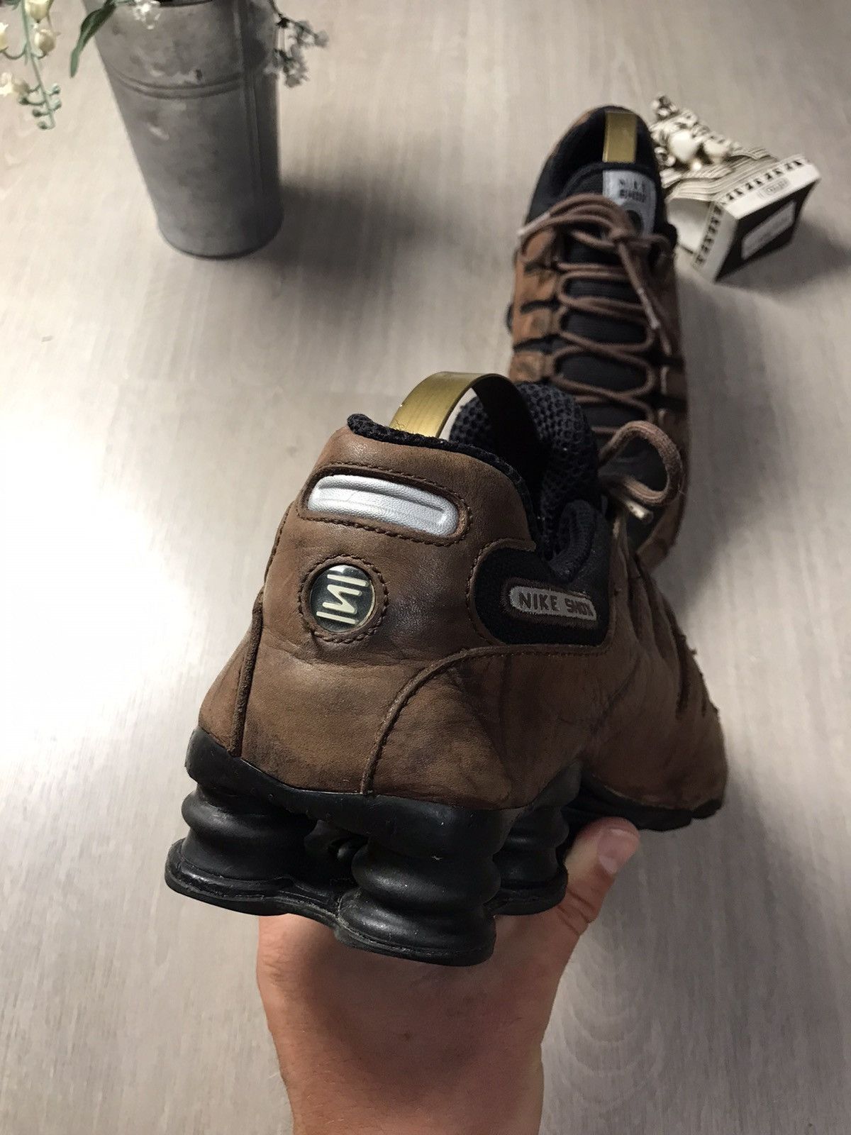 Nike Vintage Nike Shox Total 2006 Brown size US 8,5 Size US 8.5 / EU 41-42 - 7 Thumbnail