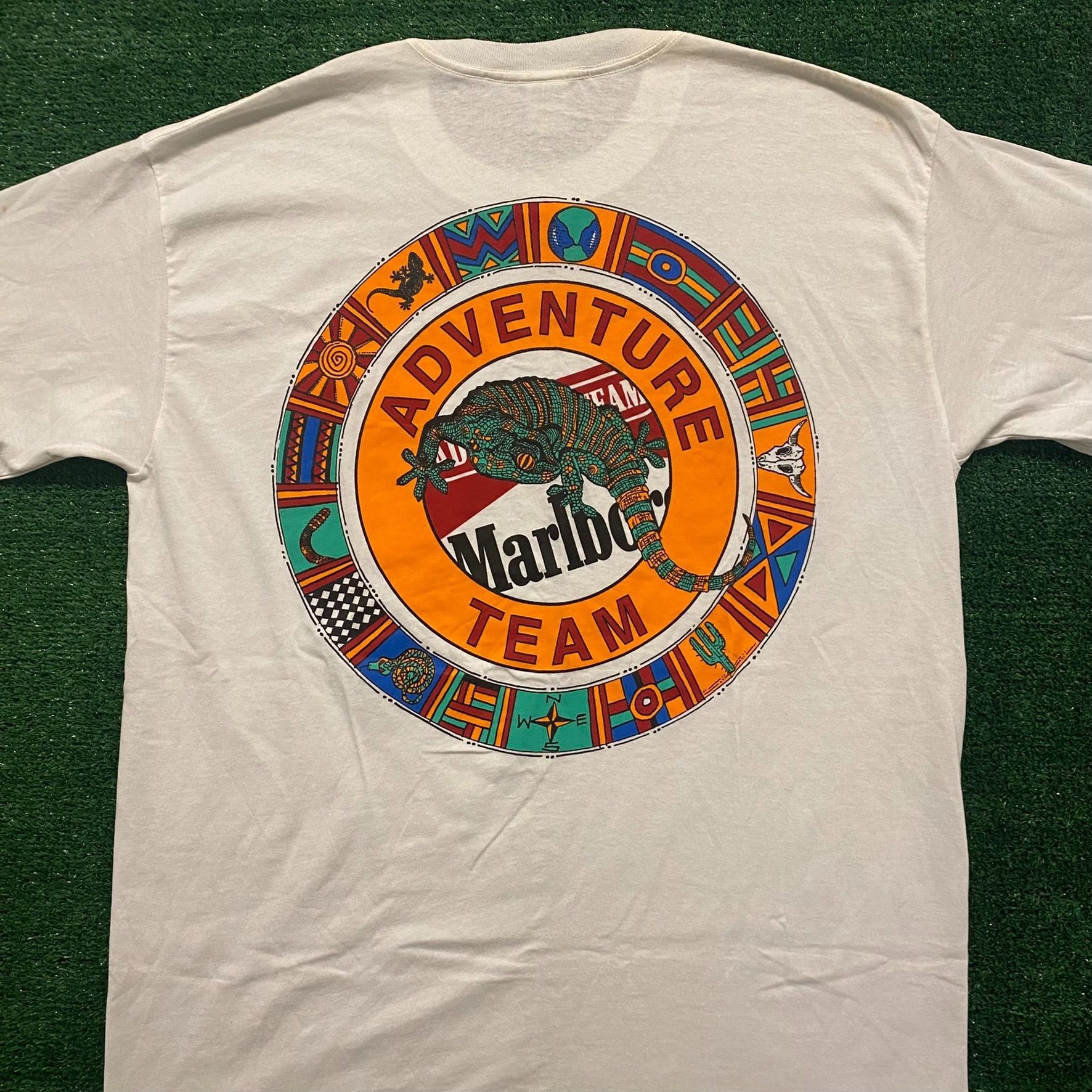 Vintage Vintage Marlboro Distressed Tee Lizard 90s T-Shirt | Grailed