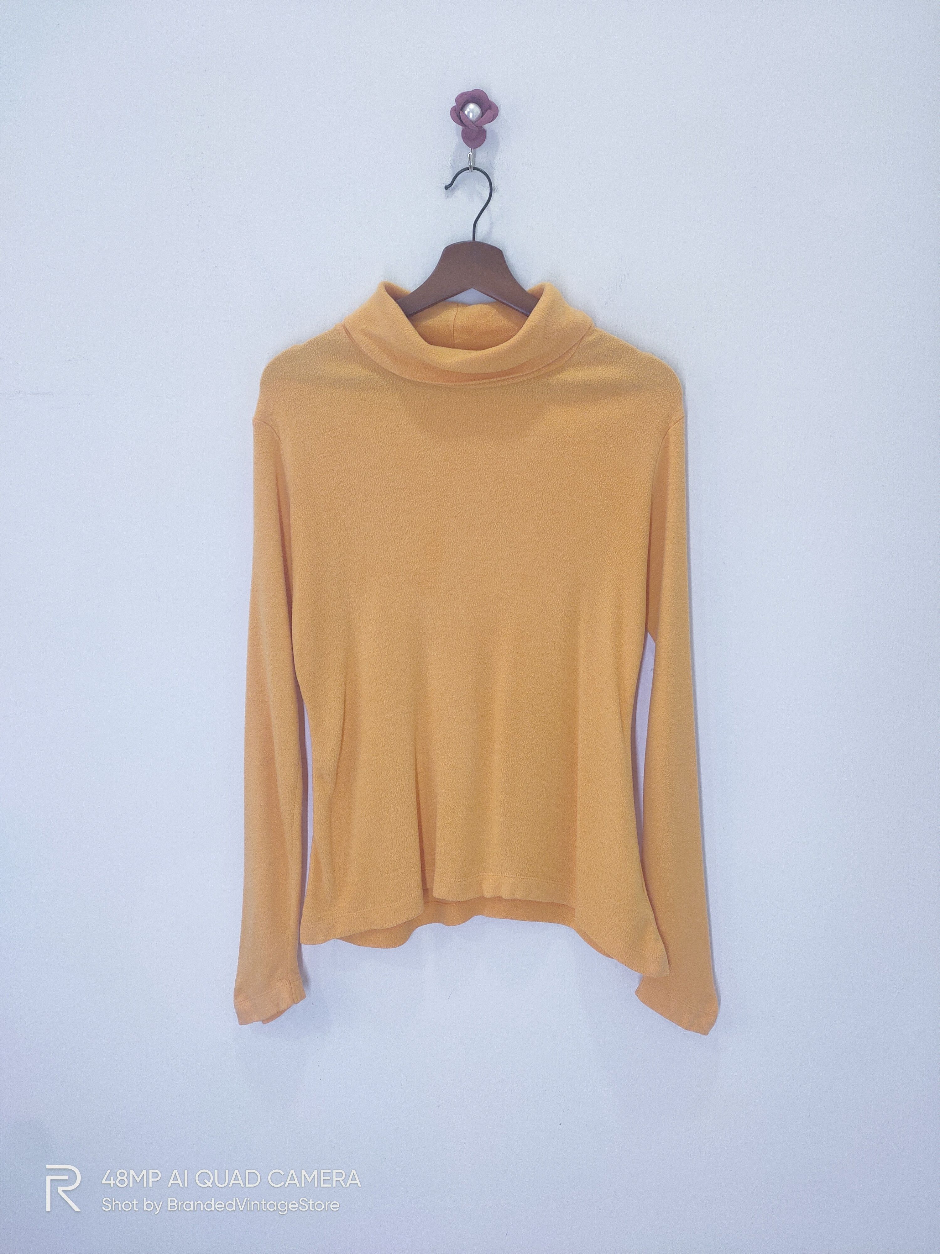 Japanese Brand × Uniqlo UNIQLO Plain Slim Fit Turtle Neck Elastic Fleece Sweatshirt Size US M / EU 48-50 / 2 - 1 Thumbnail
