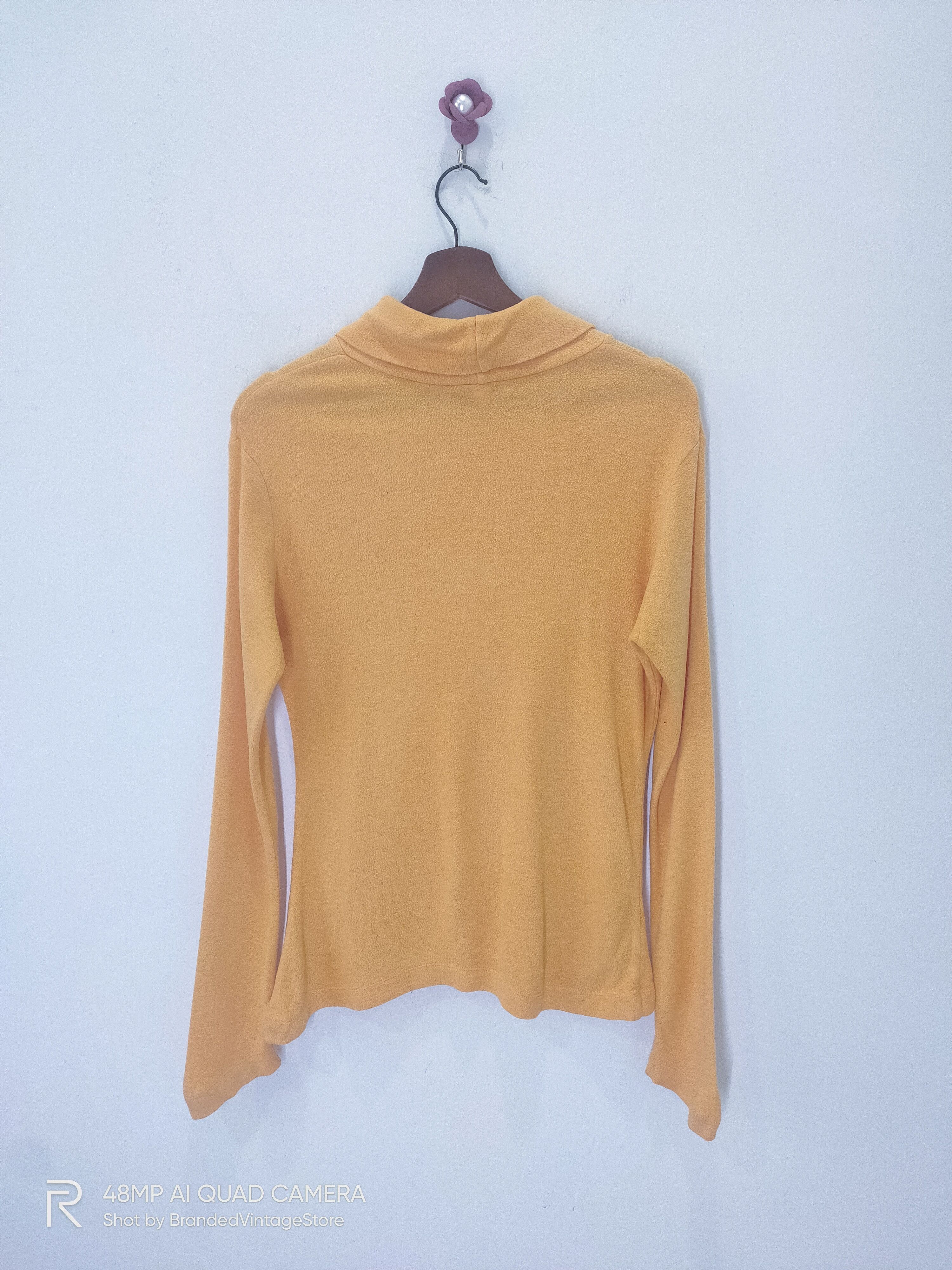 Japanese Brand × Uniqlo UNIQLO Plain Slim Fit Turtle Neck Elastic Fleece Sweatshirt Size US M / EU 48-50 / 2 - 2 Thumbnail
