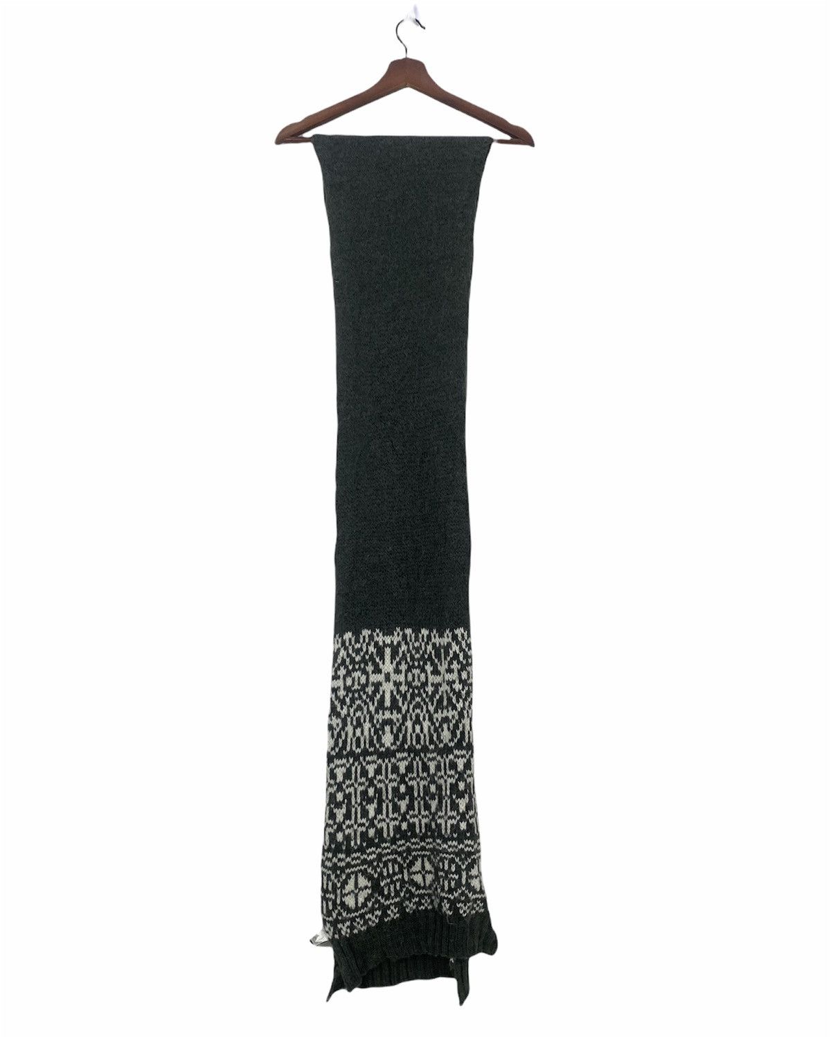 Gap × Other GAP Fair Isle Navajo Long Crochet Cable Knit Muffler Scarf Size ONE SIZE - 3 Thumbnail