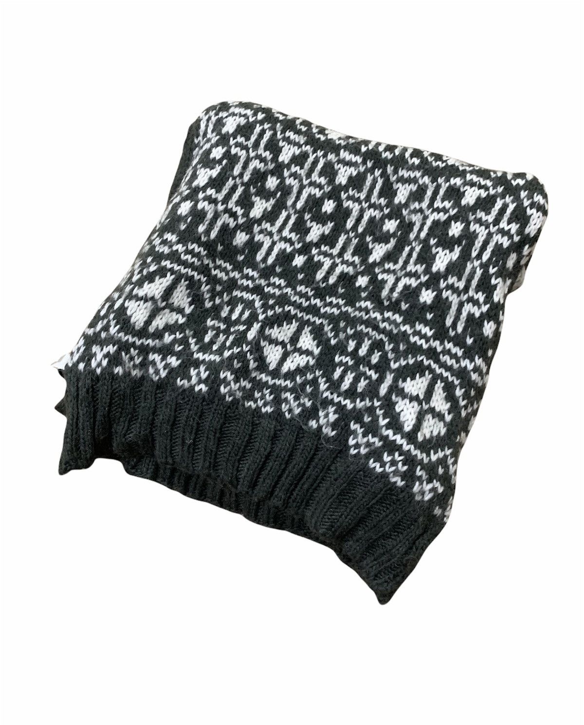 Gap × Other GAP Fair Isle Navajo Long Crochet Cable Knit Muffler Scarf Size ONE SIZE - 1 Thumbnail