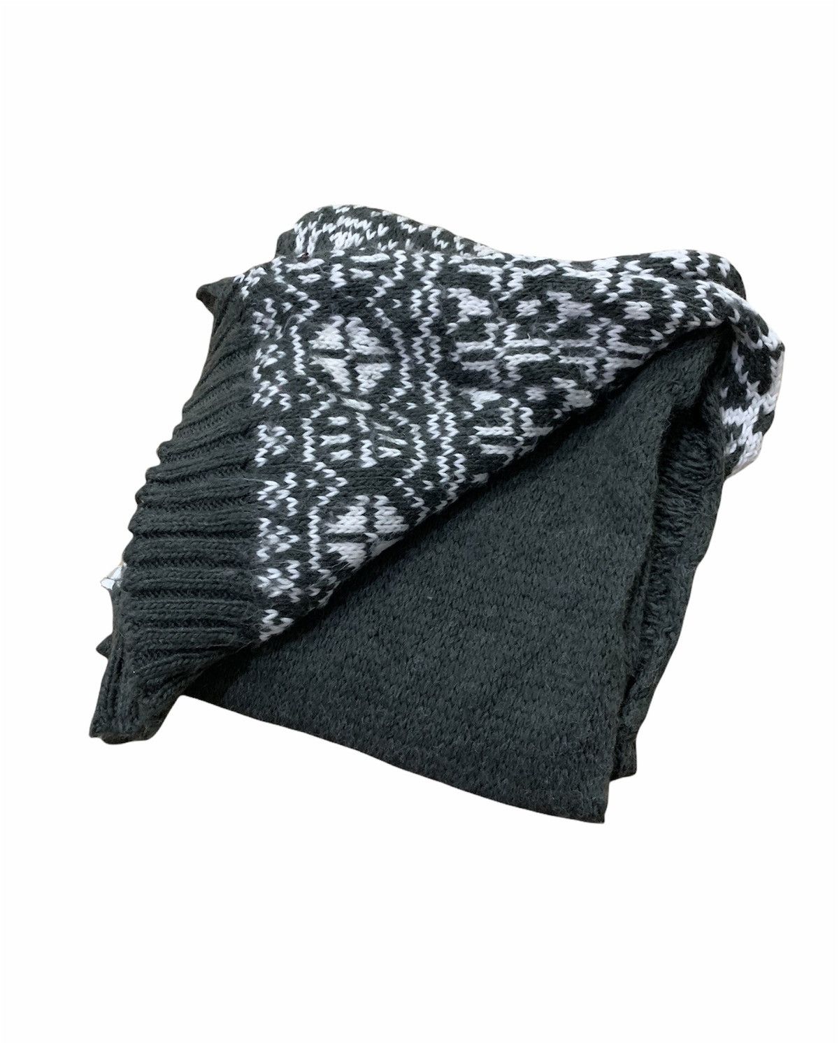 Gap × Other GAP Fair Isle Navajo Long Crochet Cable Knit Muffler Scarf Size ONE SIZE - 2 Thumbnail