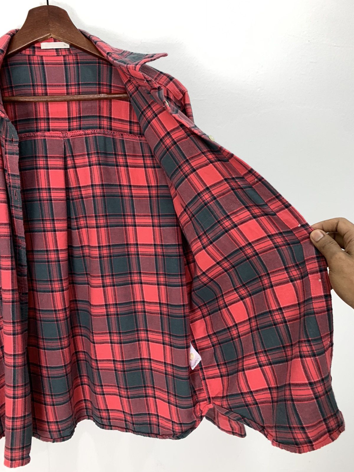 Flannel × Japanese Brand × The Vermont Flannel Company Tartan Plaid Checker Punk Streetwear Cowboy Flannel Jacket Size US L / EU 52-54 / 3 - 13 Thumbnail
