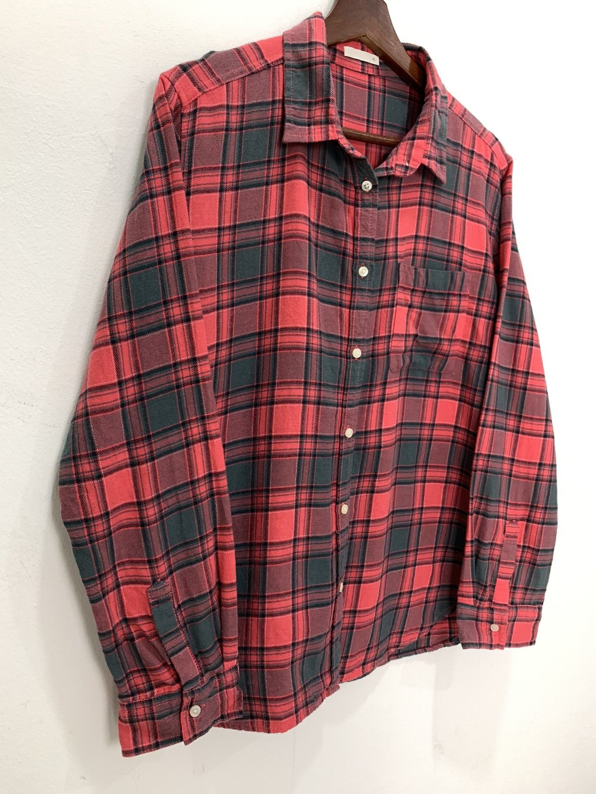 Flannel × Japanese Brand × The Vermont Flannel Company Tartan Plaid Checker Punk Streetwear Cowboy Flannel Jacket Size US L / EU 52-54 / 3 - 6 Thumbnail