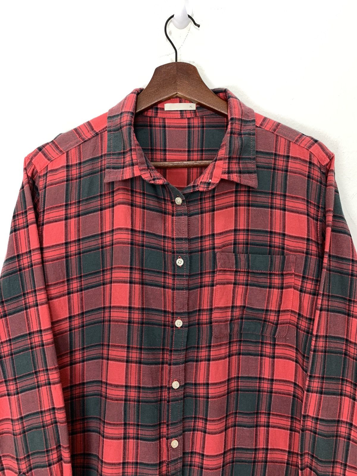 Flannel × Japanese Brand × The Vermont Flannel Company Tartan Plaid Checker Punk Streetwear Cowboy Flannel Jacket Size US L / EU 52-54 / 3 - 4 Thumbnail