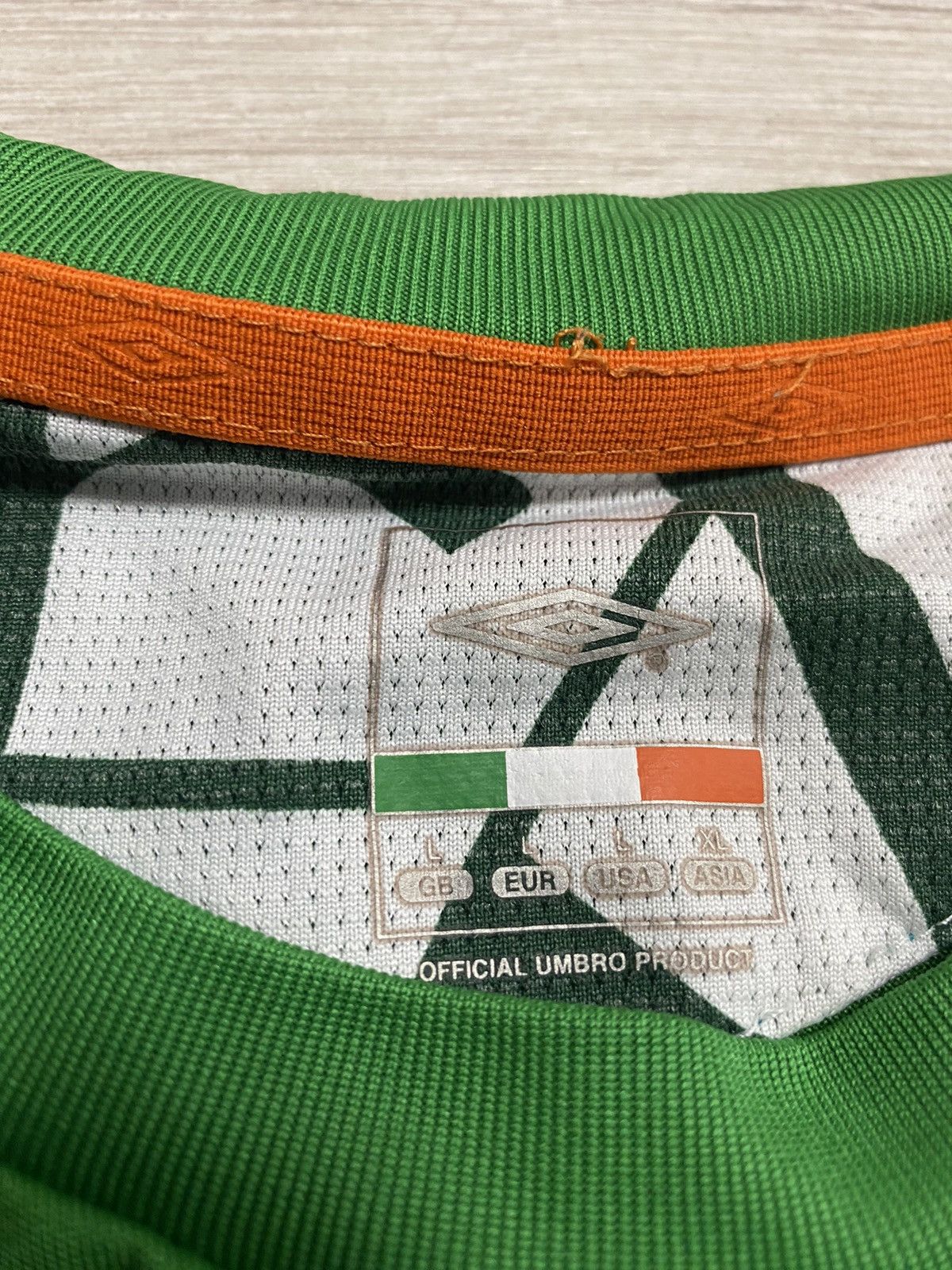 Umbro Republic of Ireland football shirt 2006 Soccer Jersey Tee Size US M / EU 48-50 / 2 - 5 Thumbnail