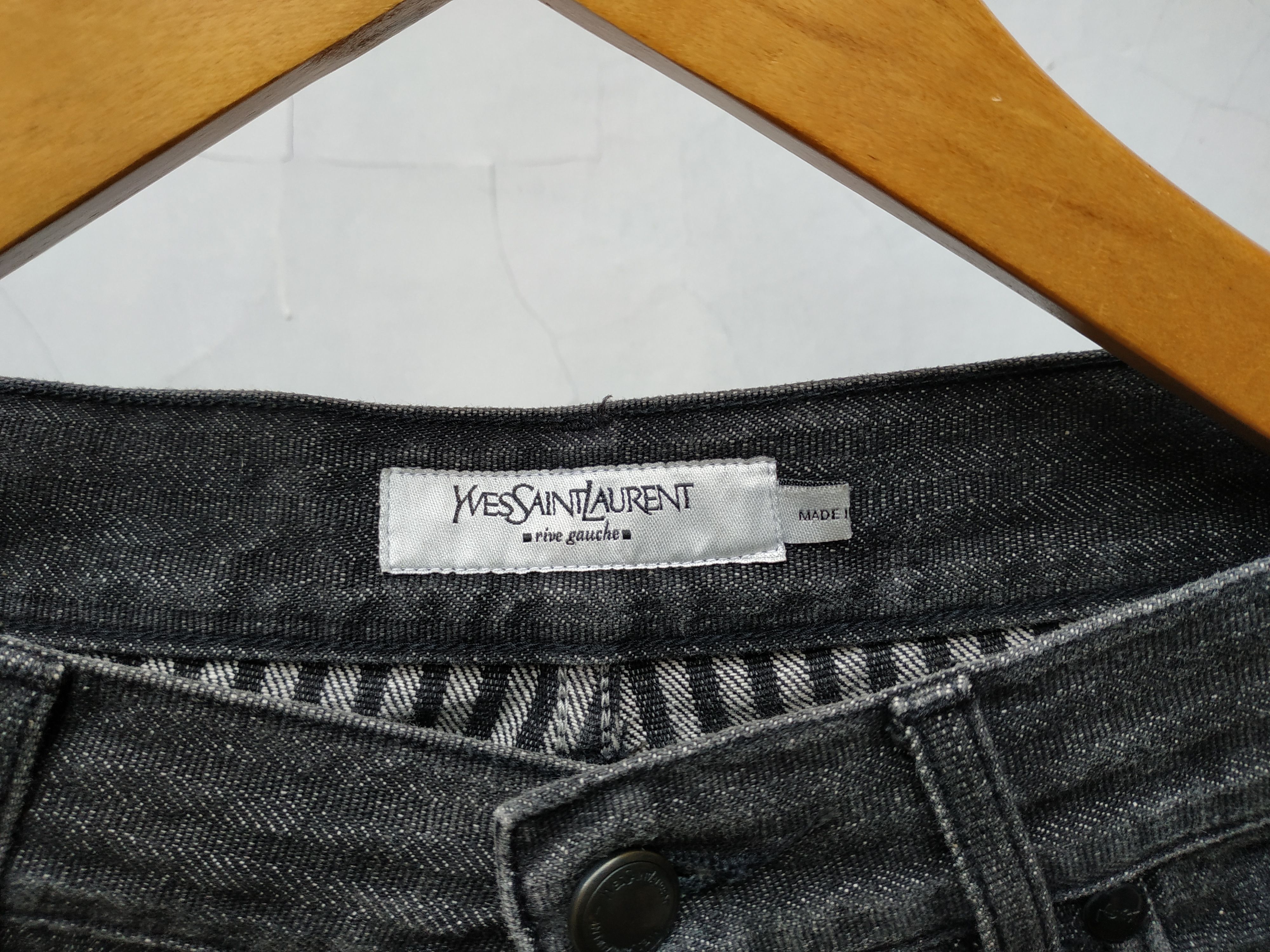 Yves Saint Laurent Yves Saint Lauren Herringbone Pants Size US 30 / EU 46 - 4 Thumbnail