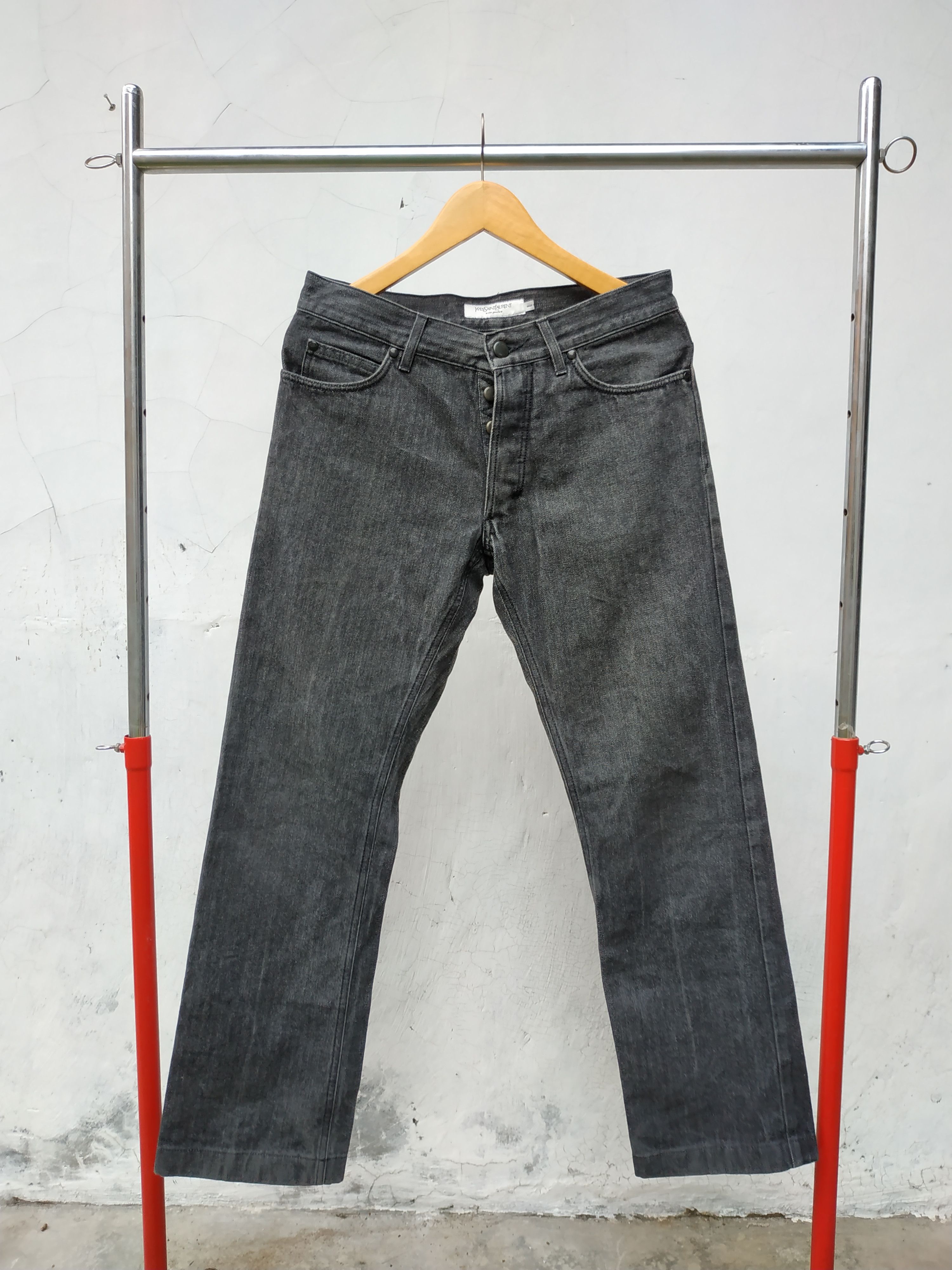 Yves Saint Laurent Yves Saint Lauren Herringbone Pants Size US 30 / EU 46 - 1 Thumbnail
