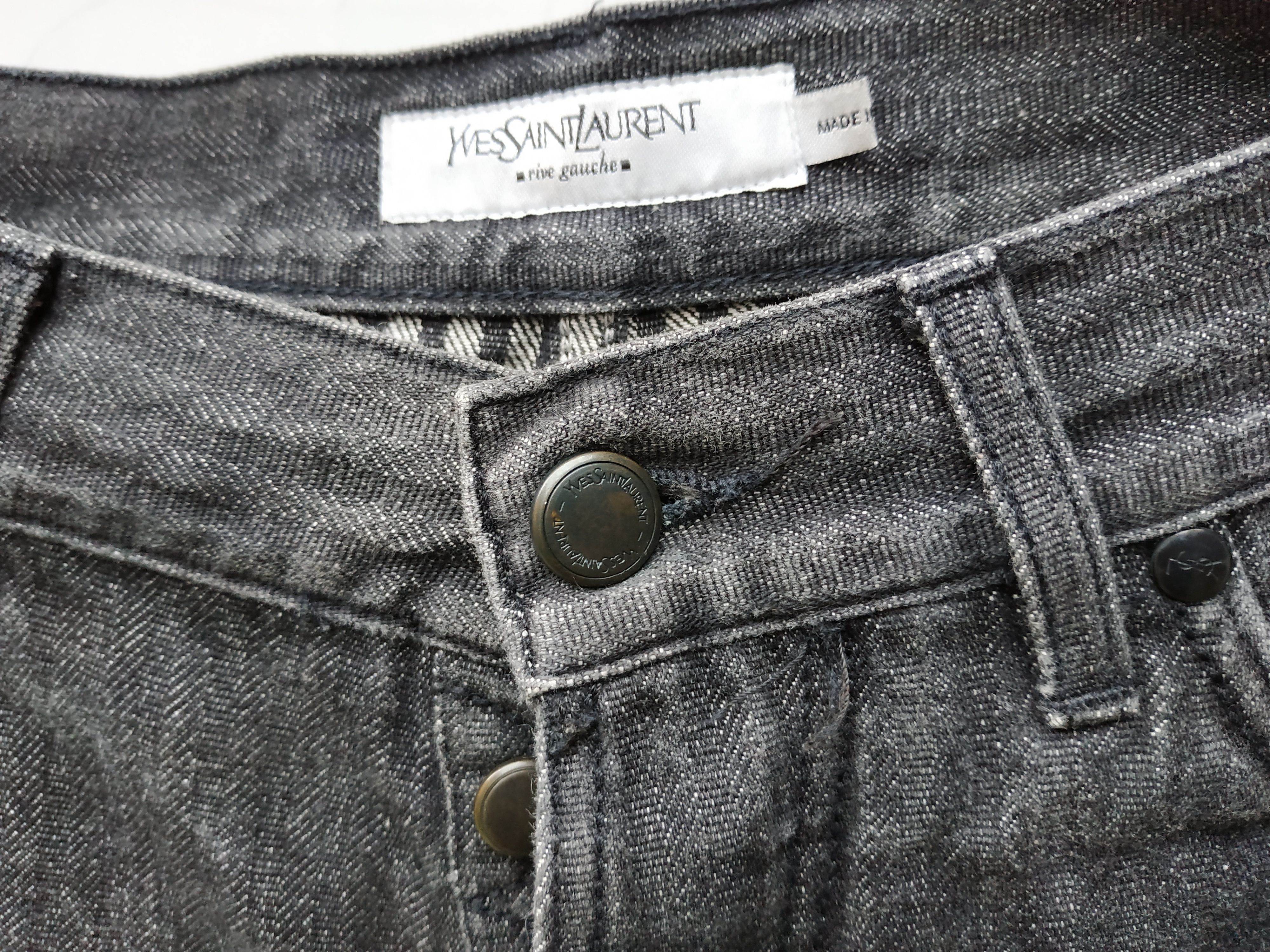 Yves Saint Laurent Yves Saint Lauren Herringbone Pants Size US 30 / EU 46 - 2 Thumbnail
